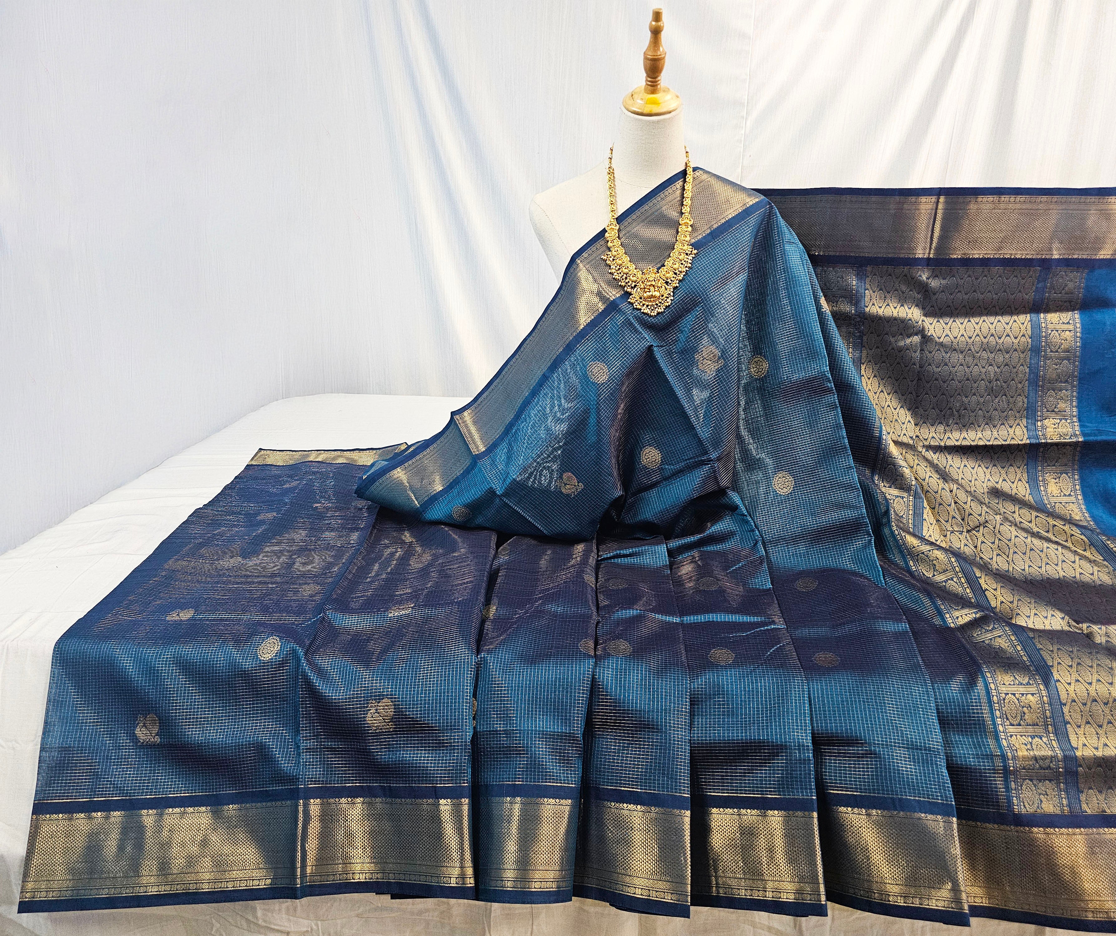 Kanchipuram Pure Silk Cotton Saree
