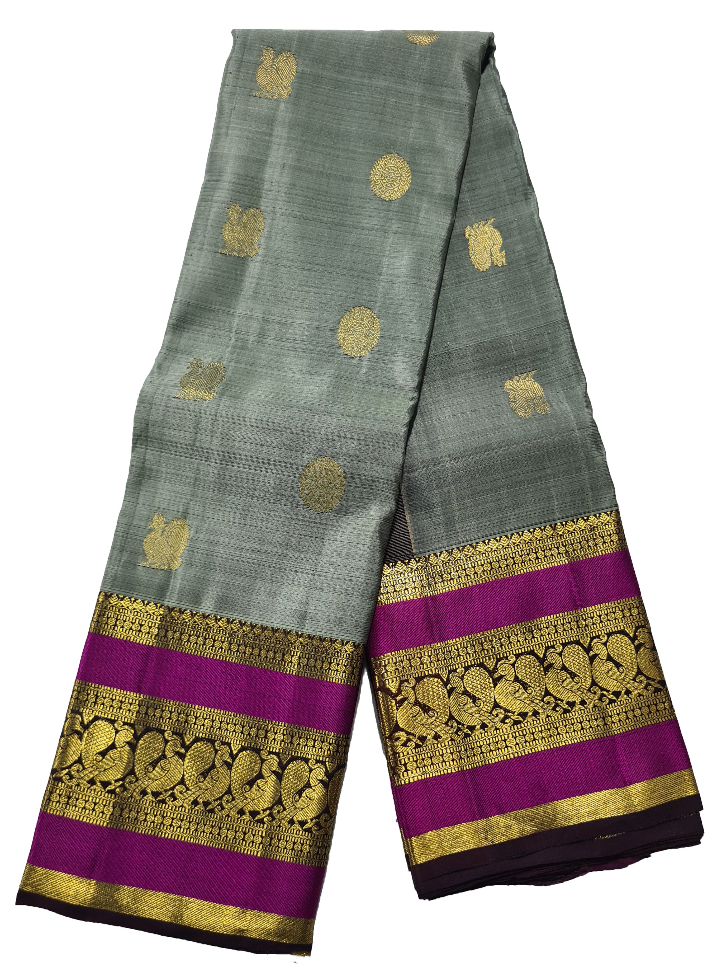 Pure zari Kanchipuram Pure Silk Saree