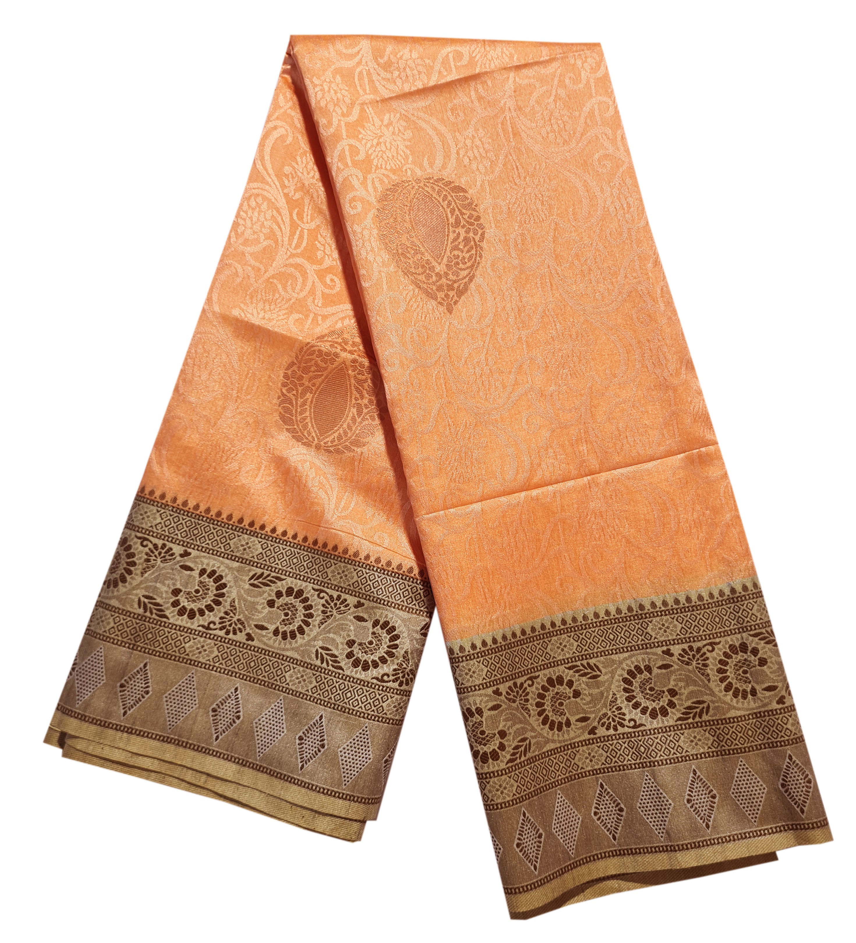 Semi Tussar Antic Design Sarees
