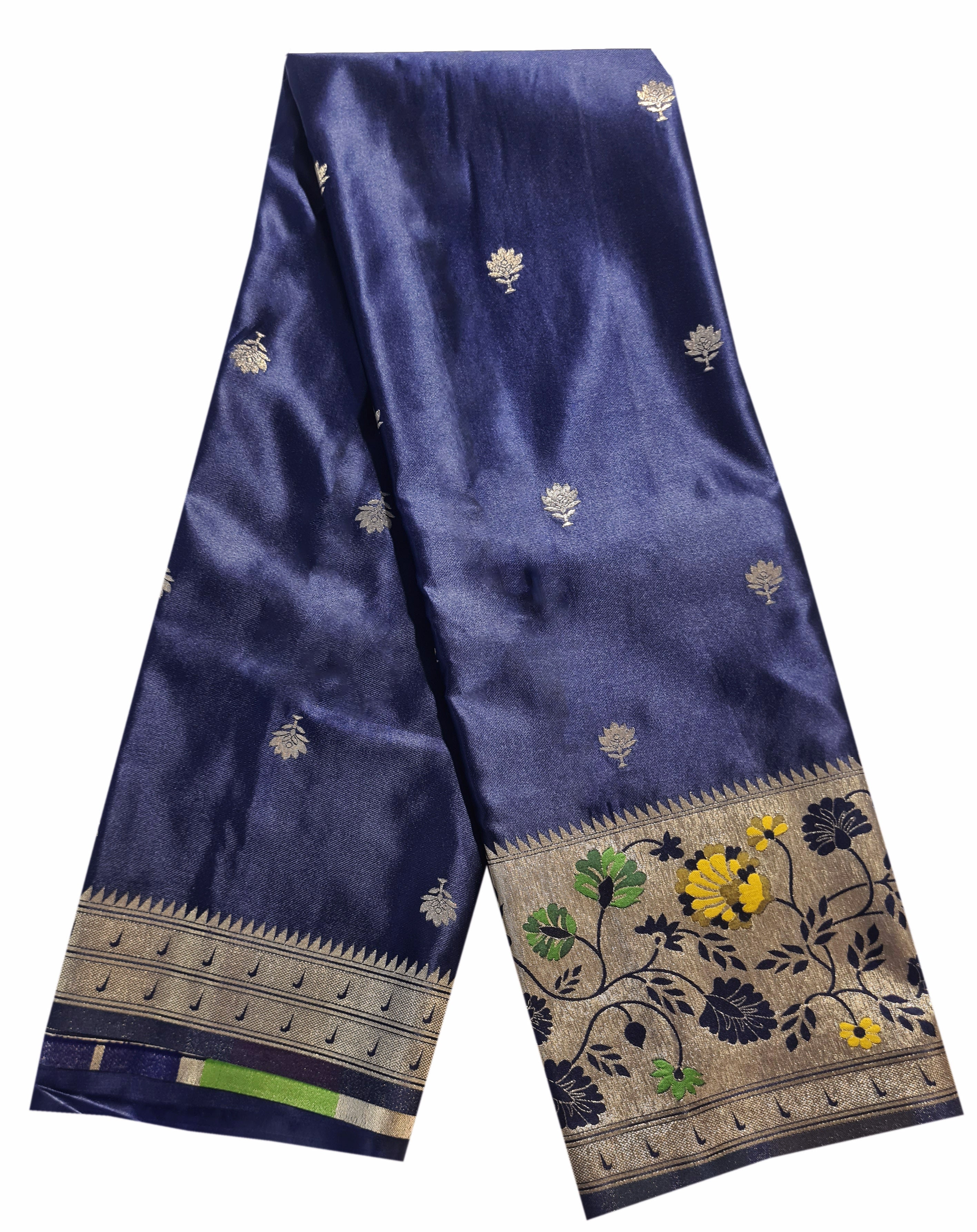 Bengaluru Crape Antic Silk Meena Sarees