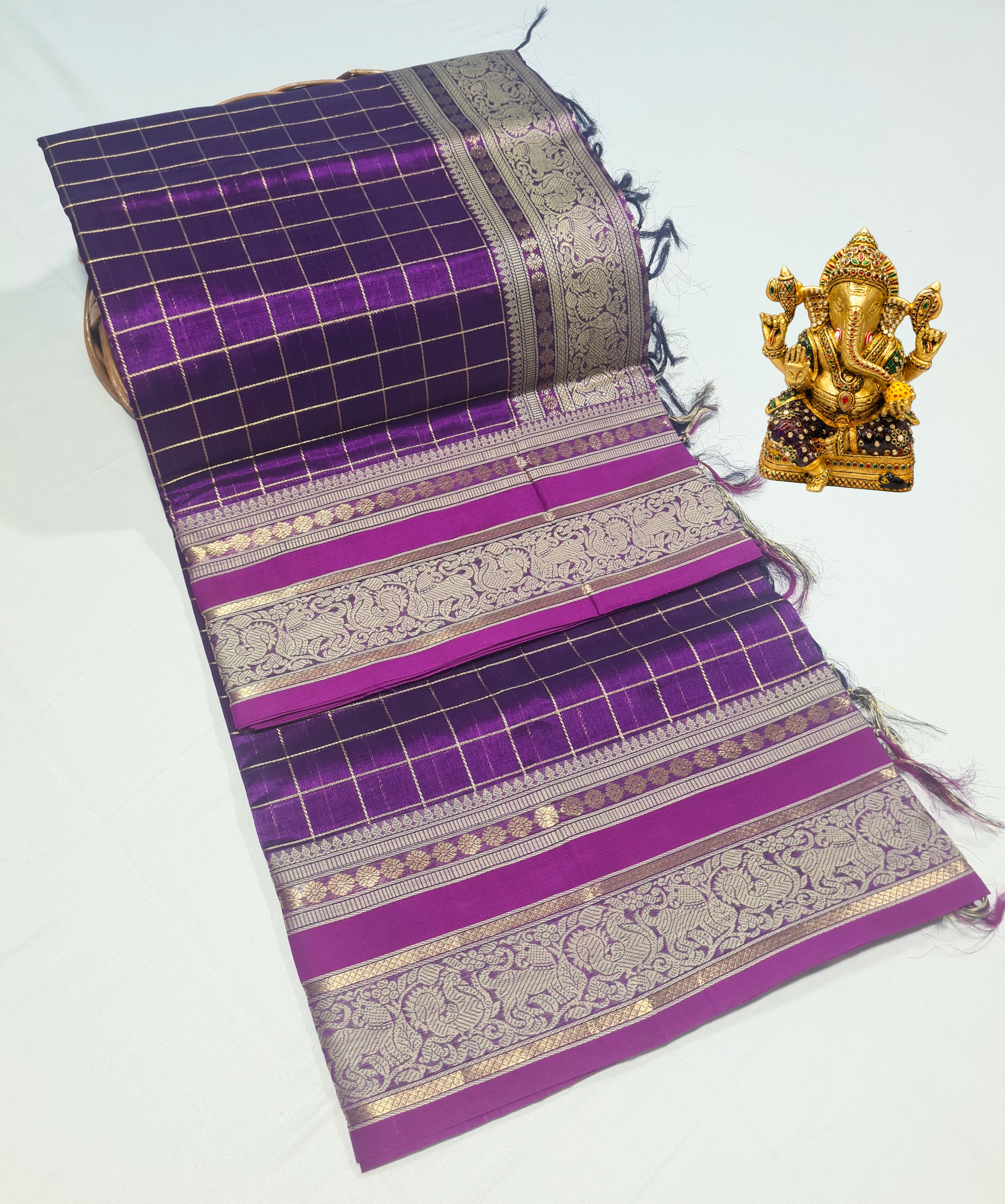 Kanchipuram Pure Silk Cotton Saree