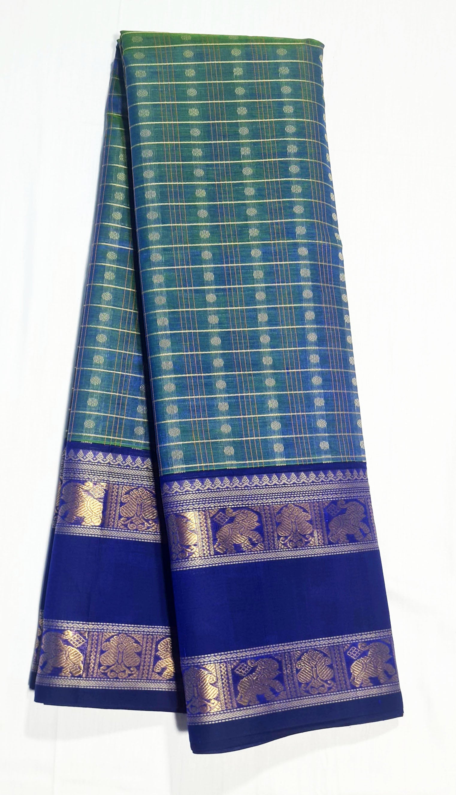 Kanchipuram Pure Silk Cotton Saree