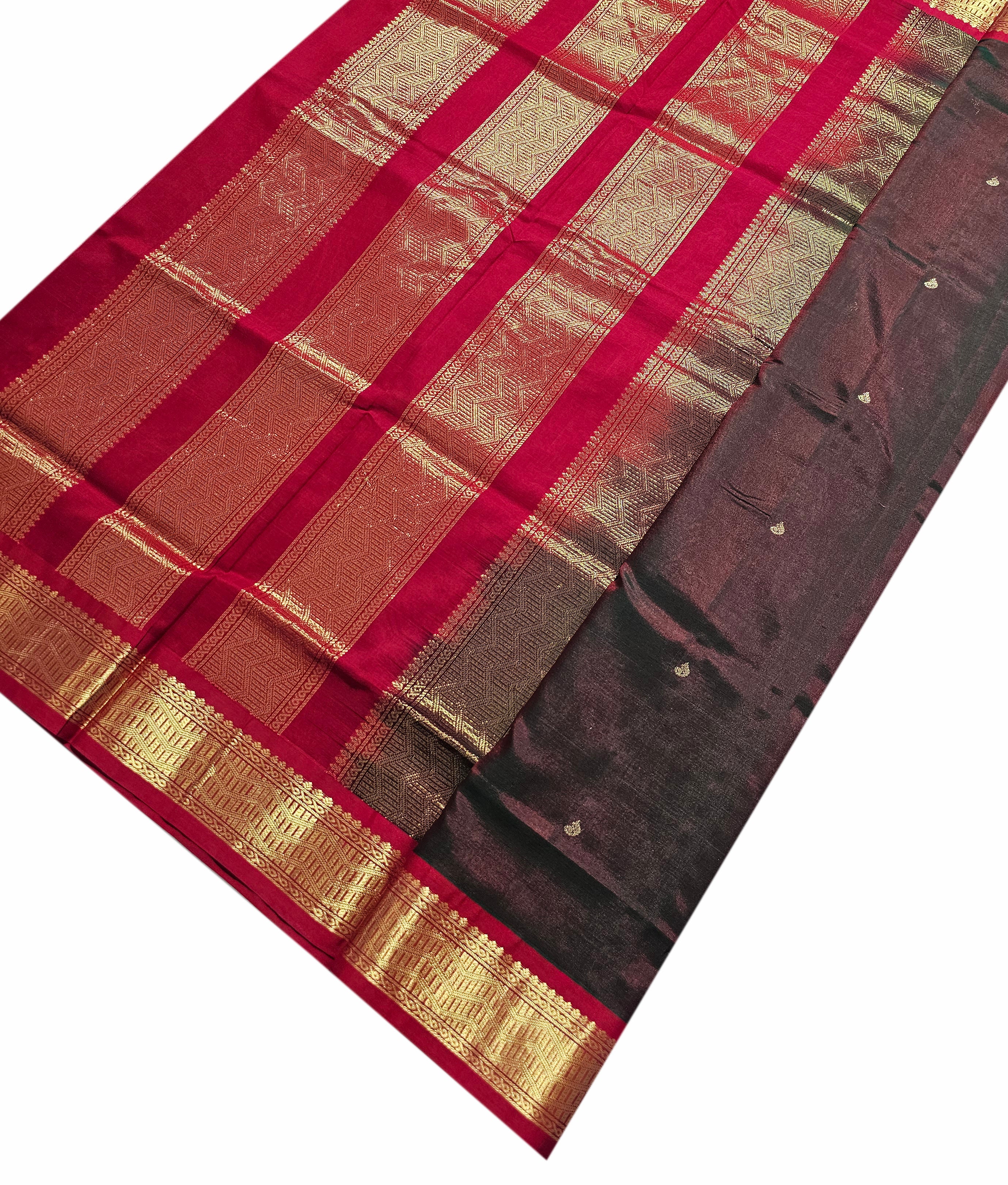Kanchipuram Pure Silk Cotton Saree