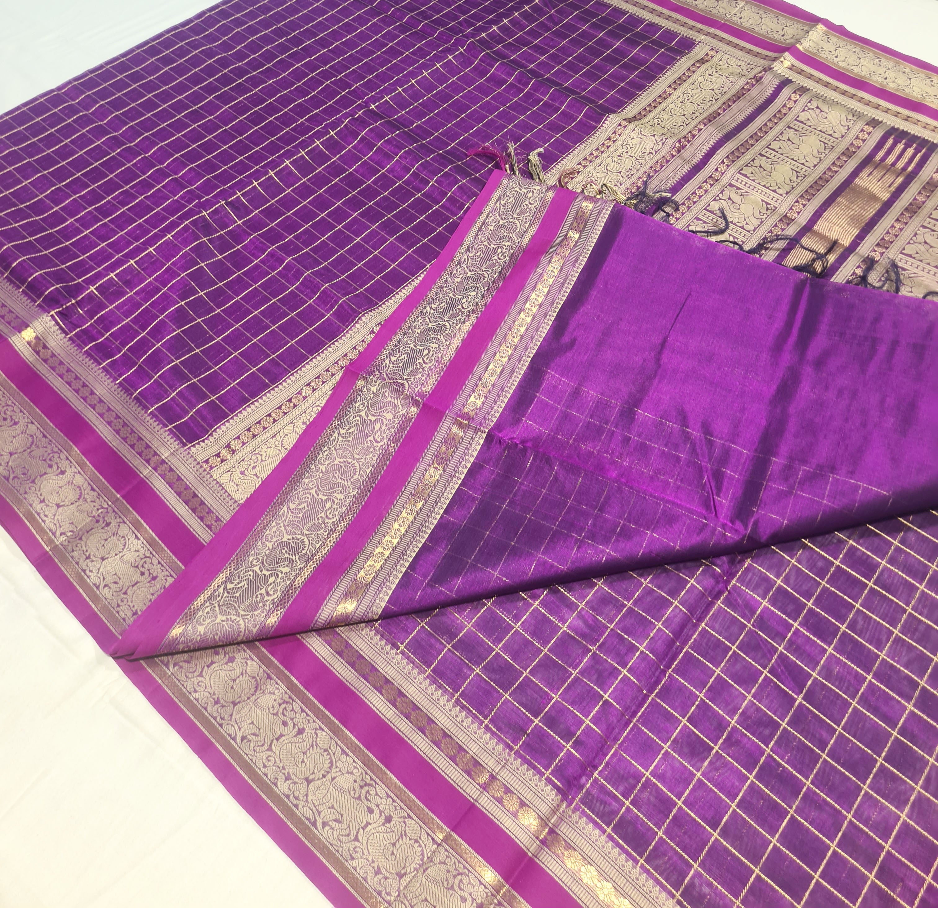 Kanchipuram Pure Silk Cotton Saree