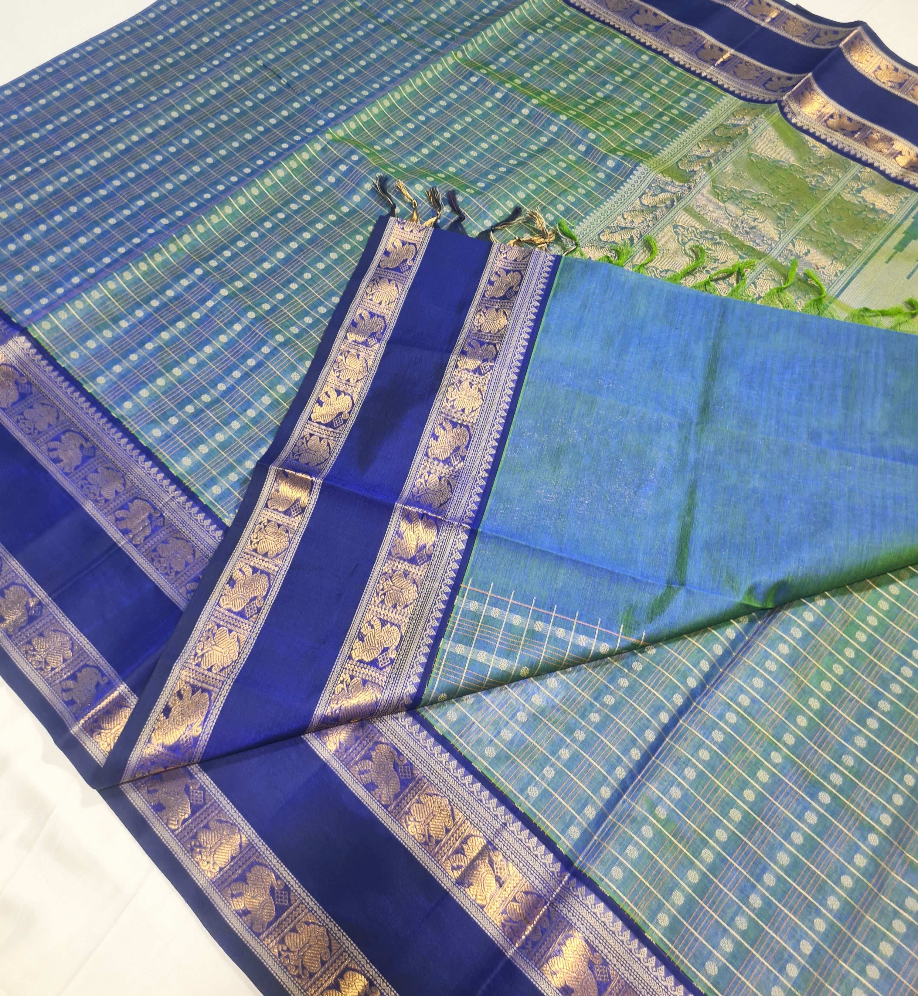 Kanchipuram Pure Silk Cotton Saree