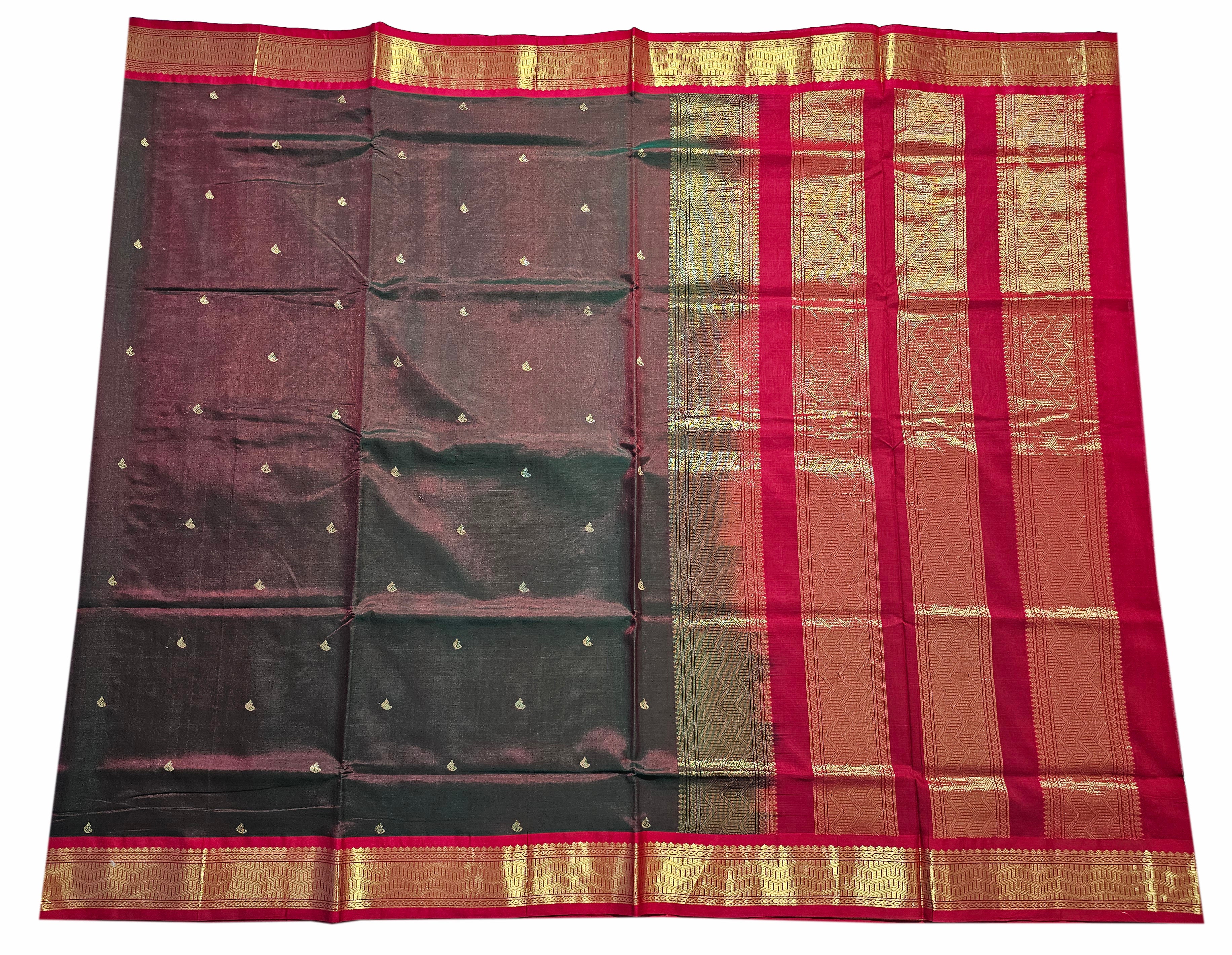 Kanchipuram Pure Silk Cotton Saree