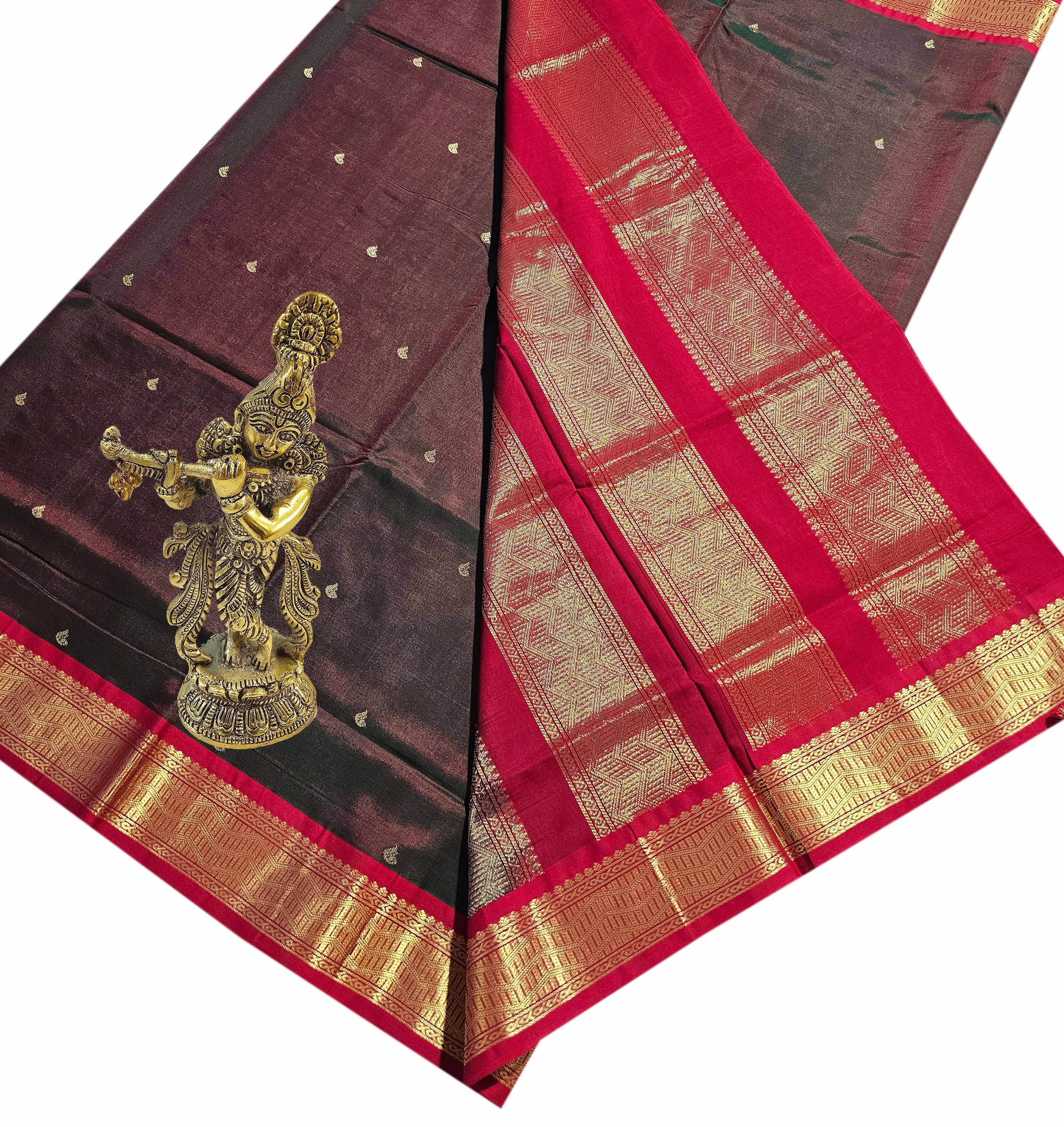 Kanchipuram Pure Silk Cotton Saree