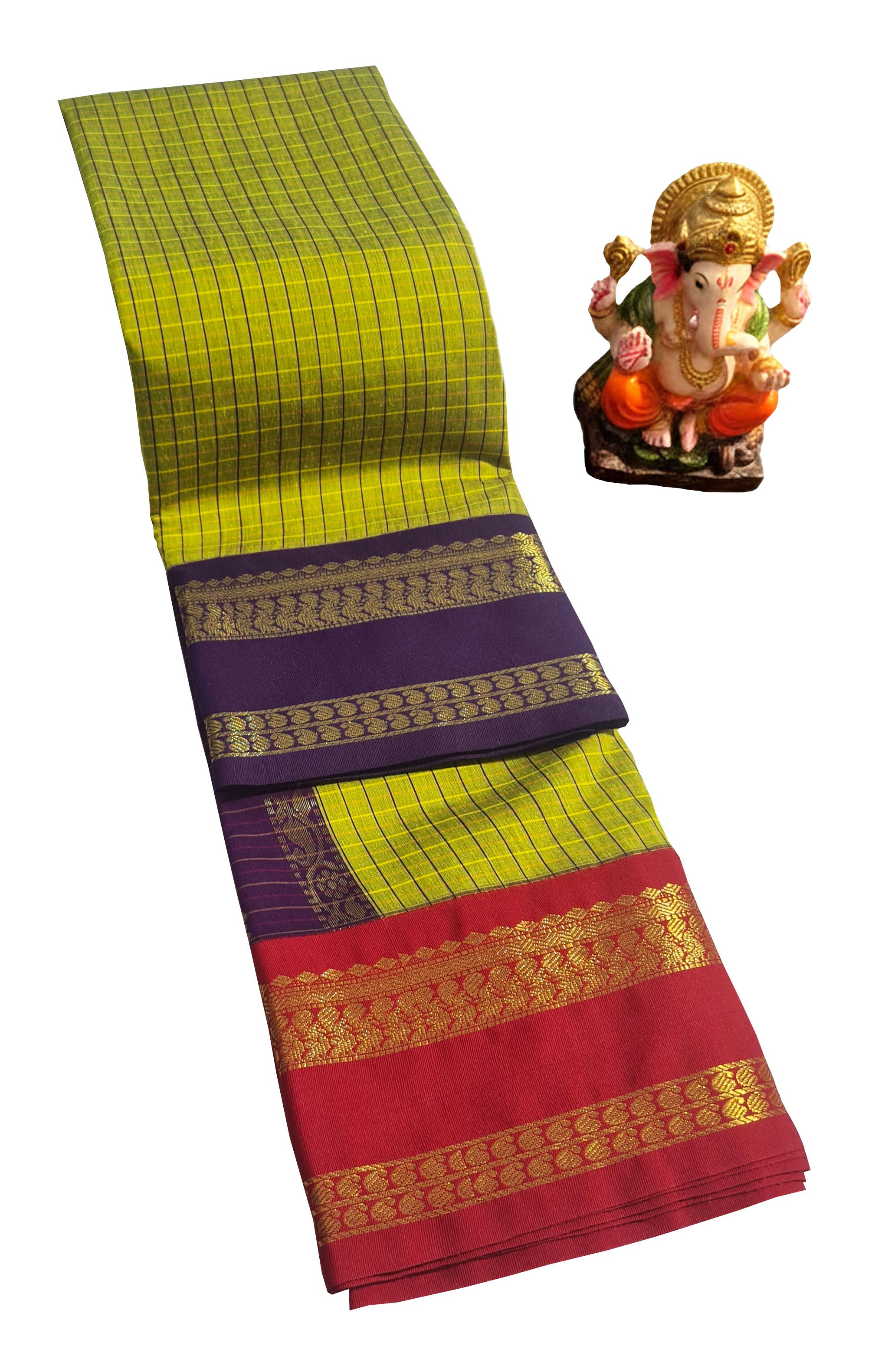 Kanchipuram Agarlic Cotton Sarees