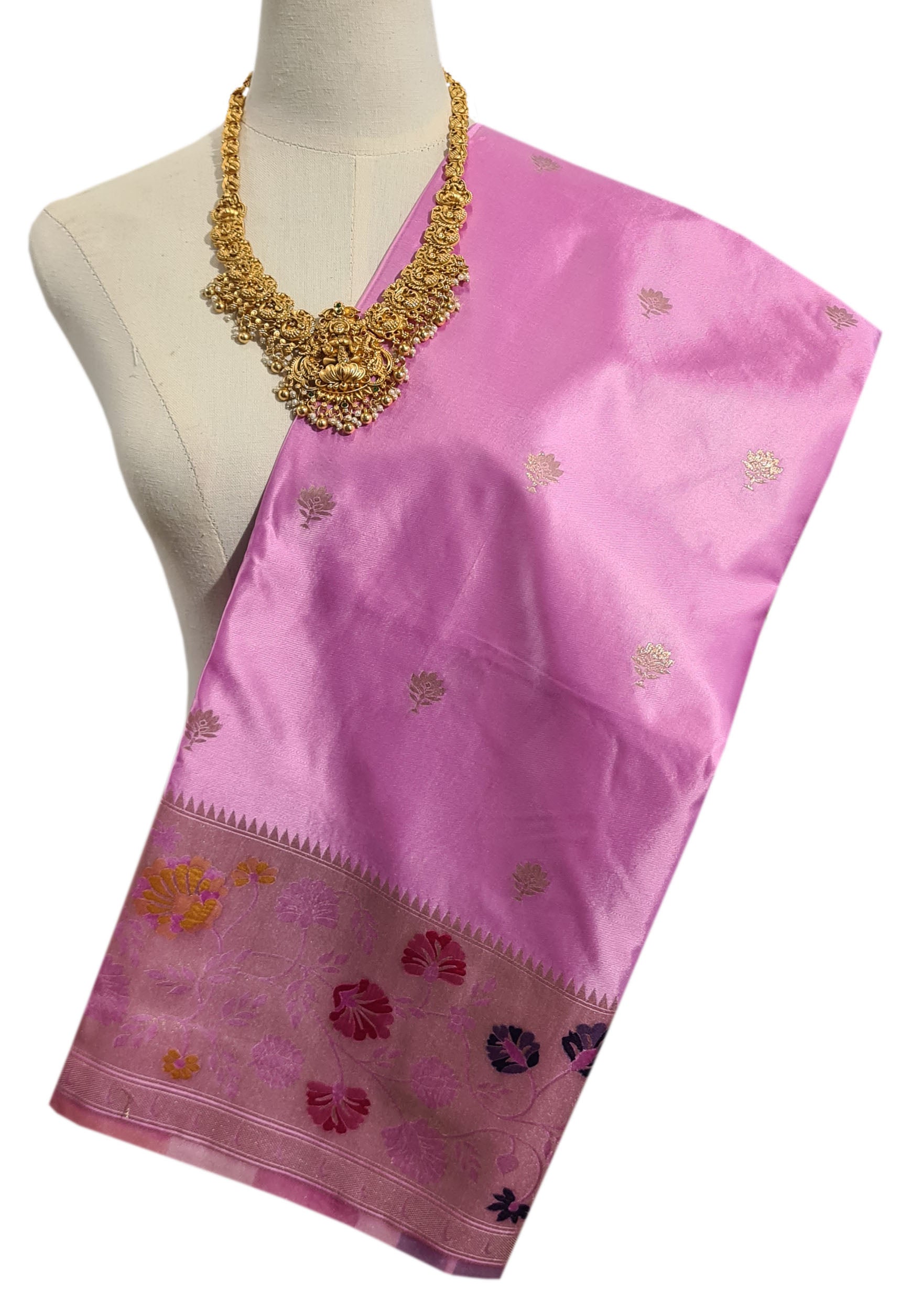 Bengaluru Crape Antic Silk Meena Sarees