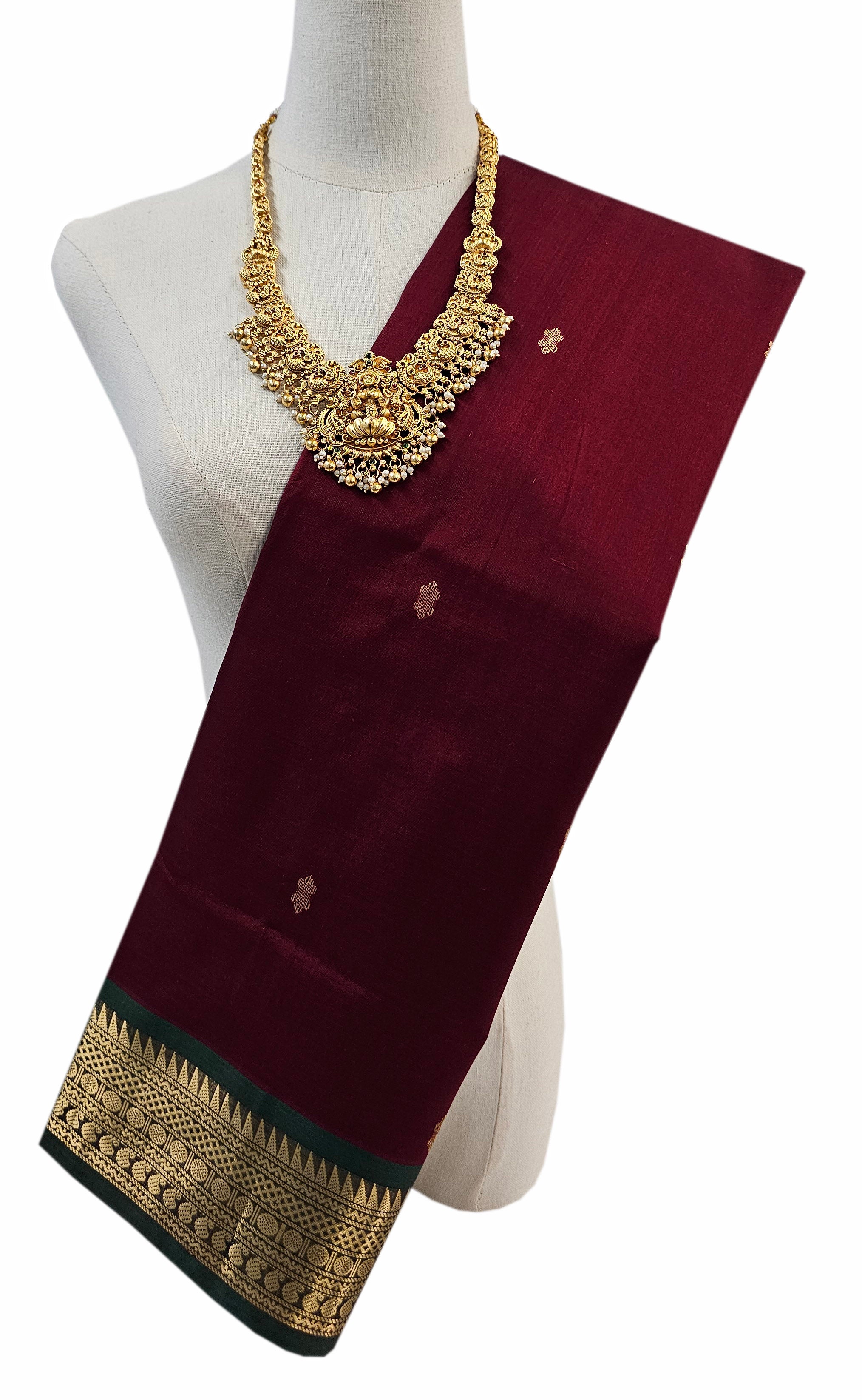 Kanchipuram Pure Silk Cotton Saree