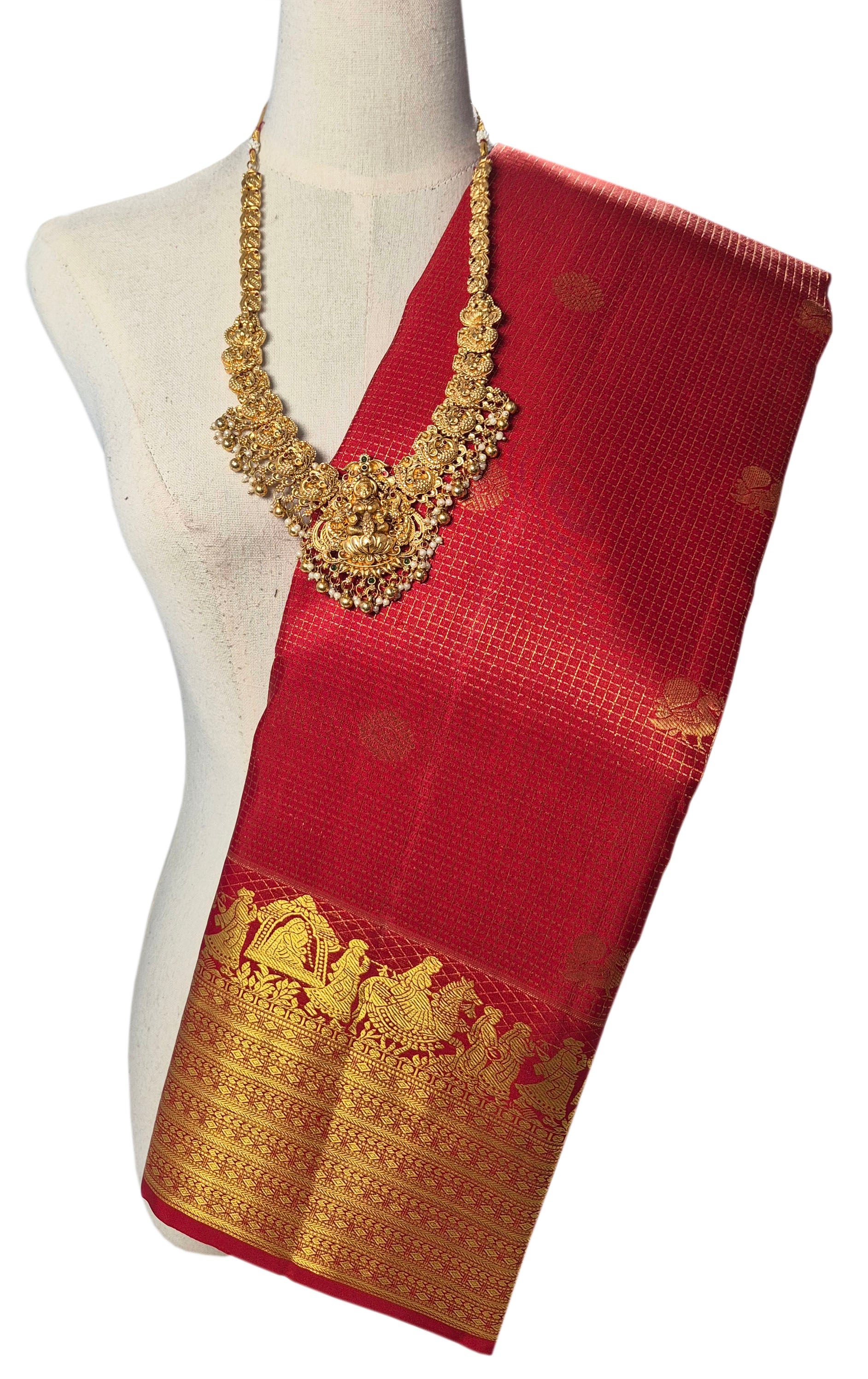 Vairaoosi Kanchipuram Pure Silk Saree