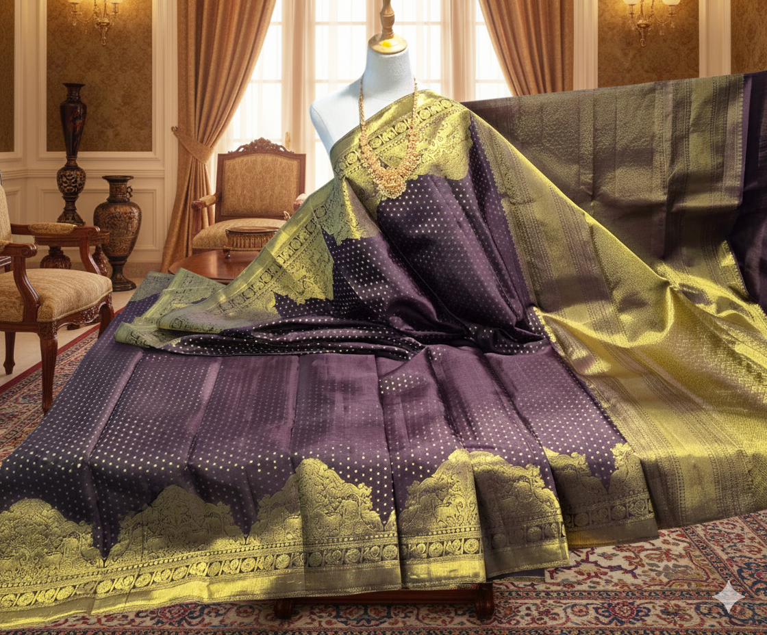 Kanchipuram Pure Silk Saree