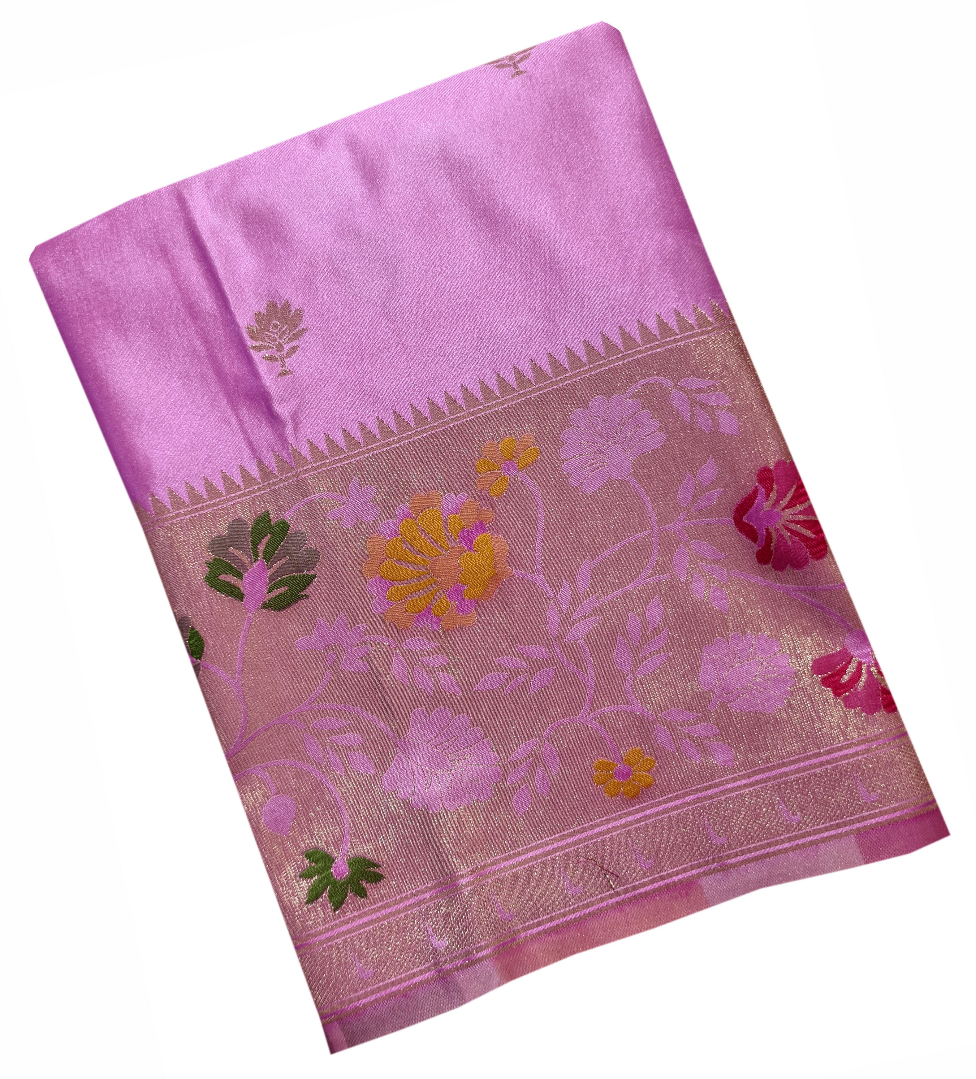 Bengaluru Crape Antic Silk Meena Sarees