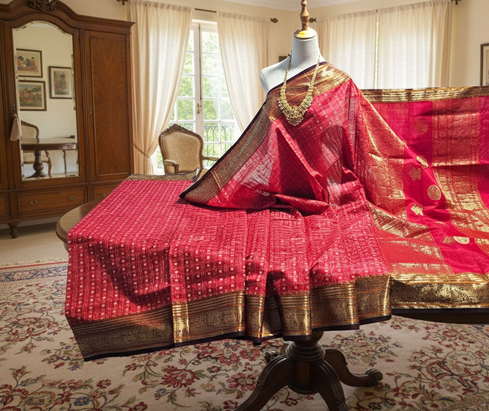 Kanchipuram Pure Silk Cotton Saree