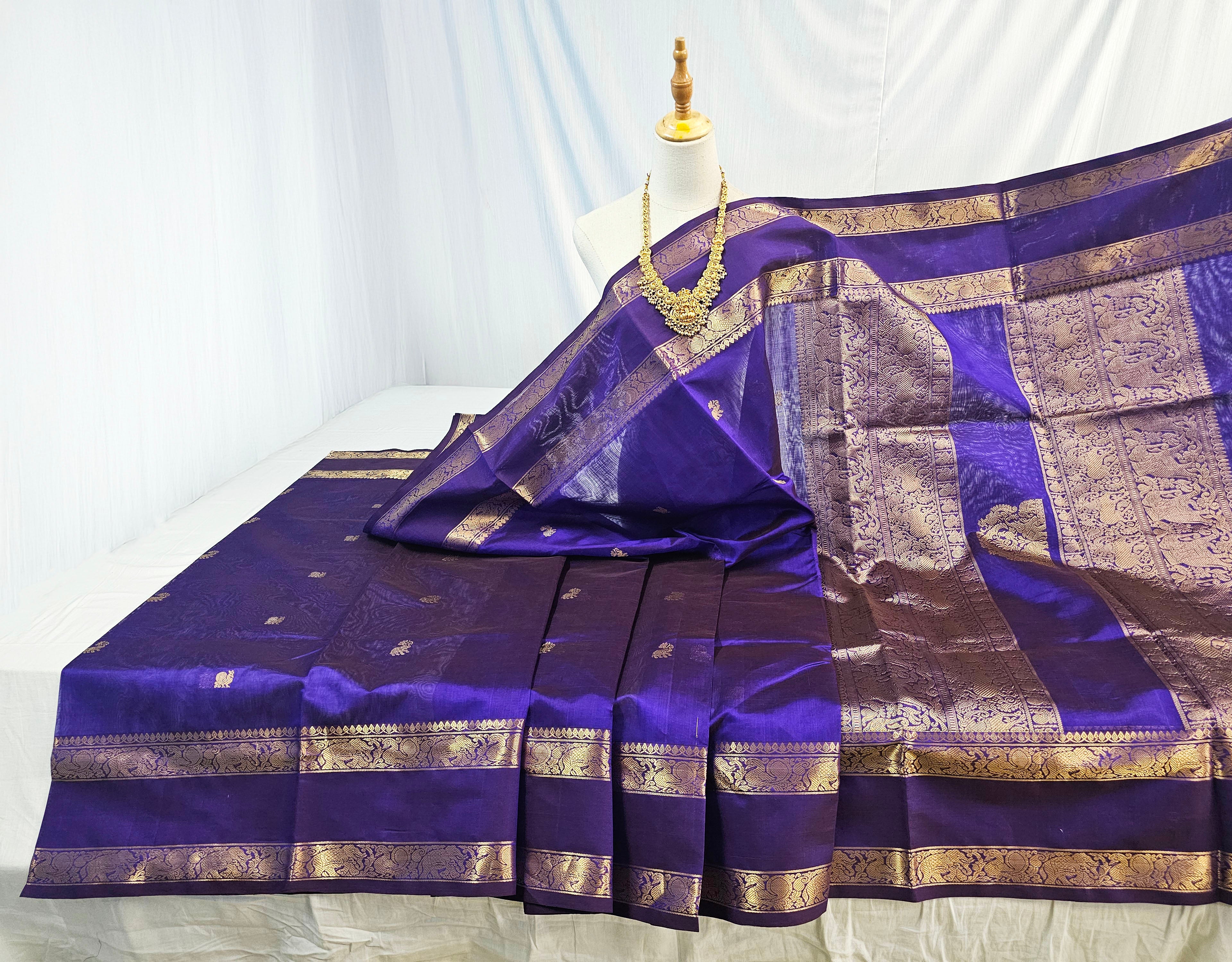 Kanchipuram Pure Silk Cotton Saree