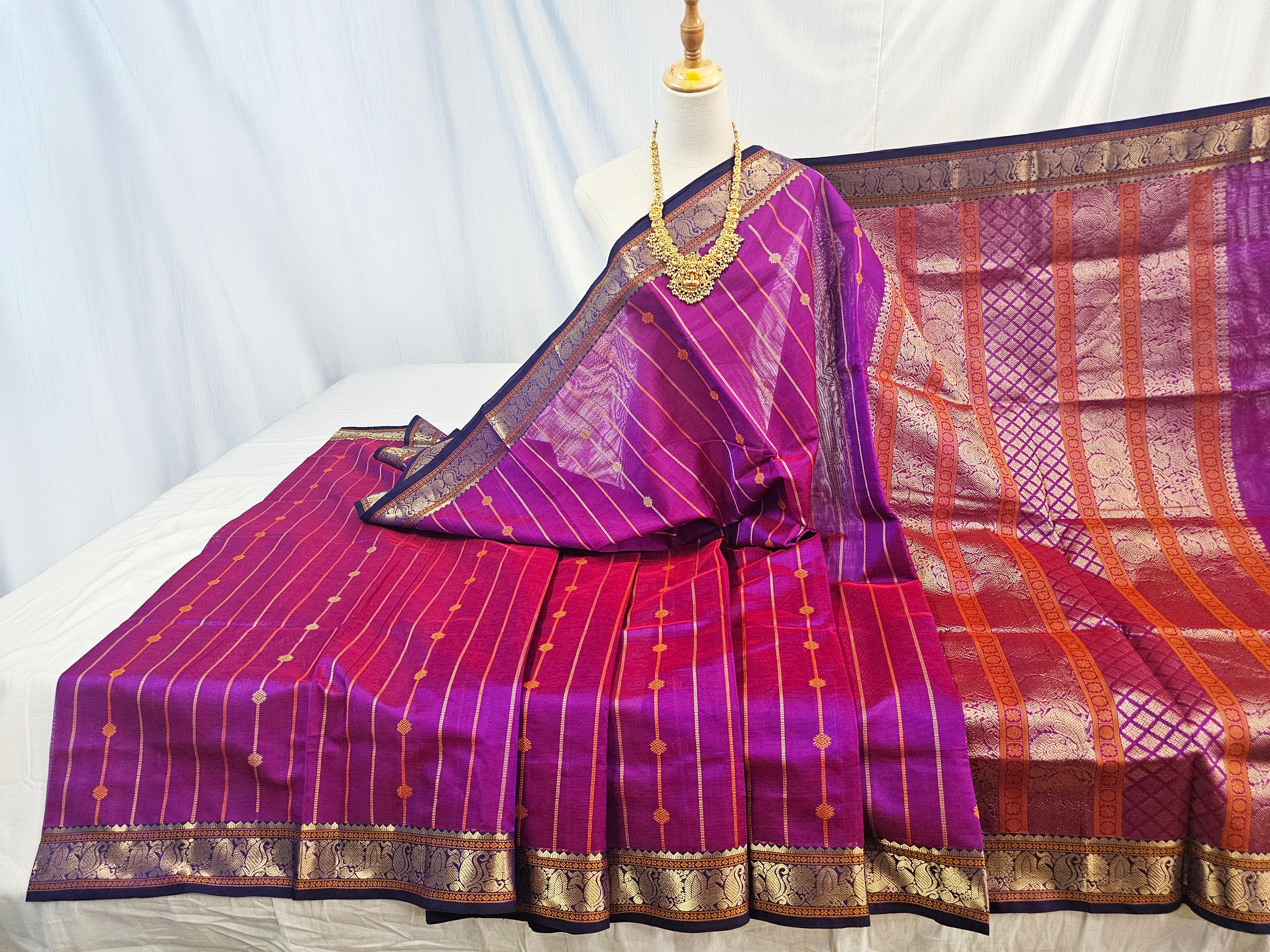 Kanchipuram Pure Silk Cotton Saree