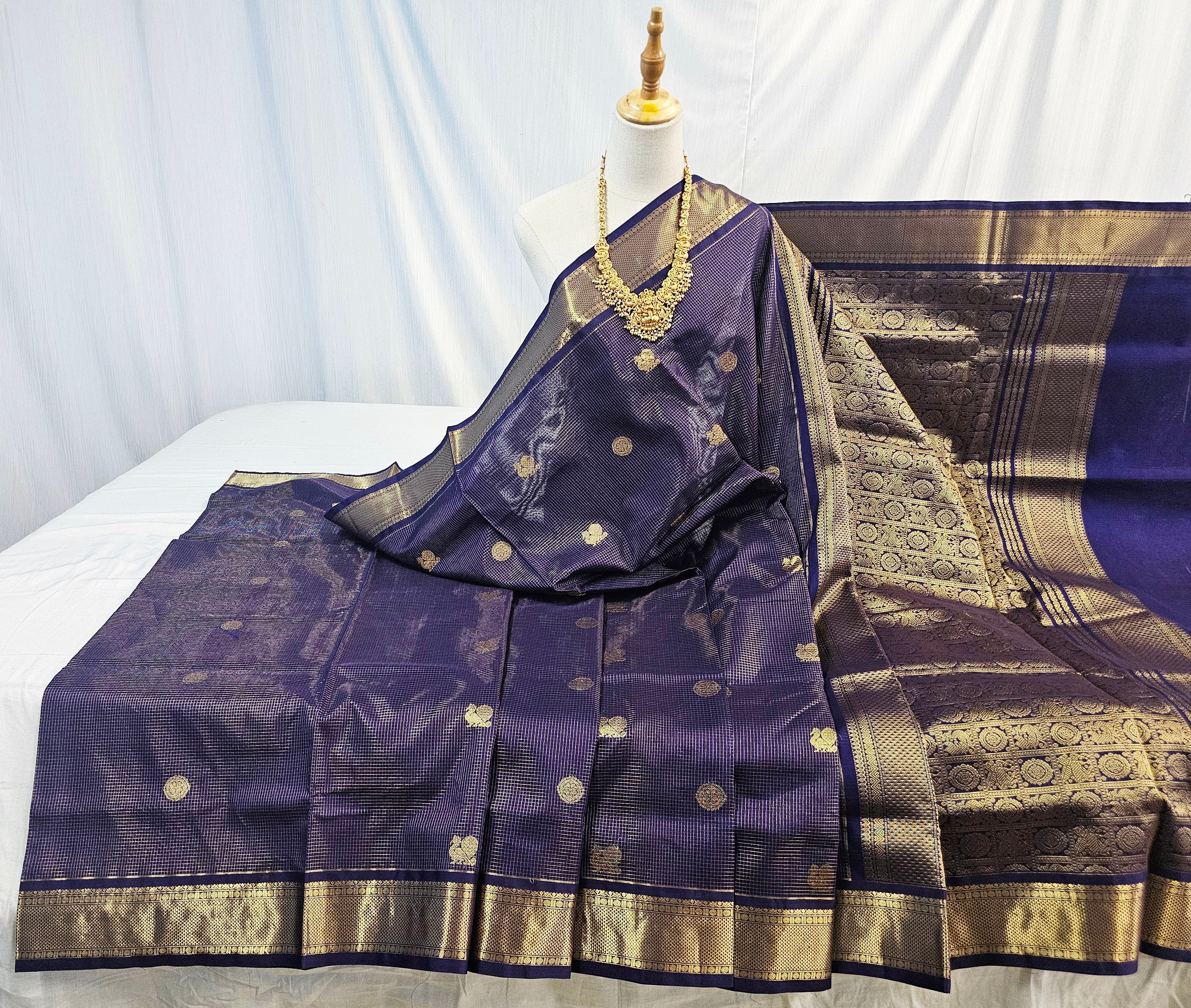 Kanchipuram Pure Silk Cotton Saree