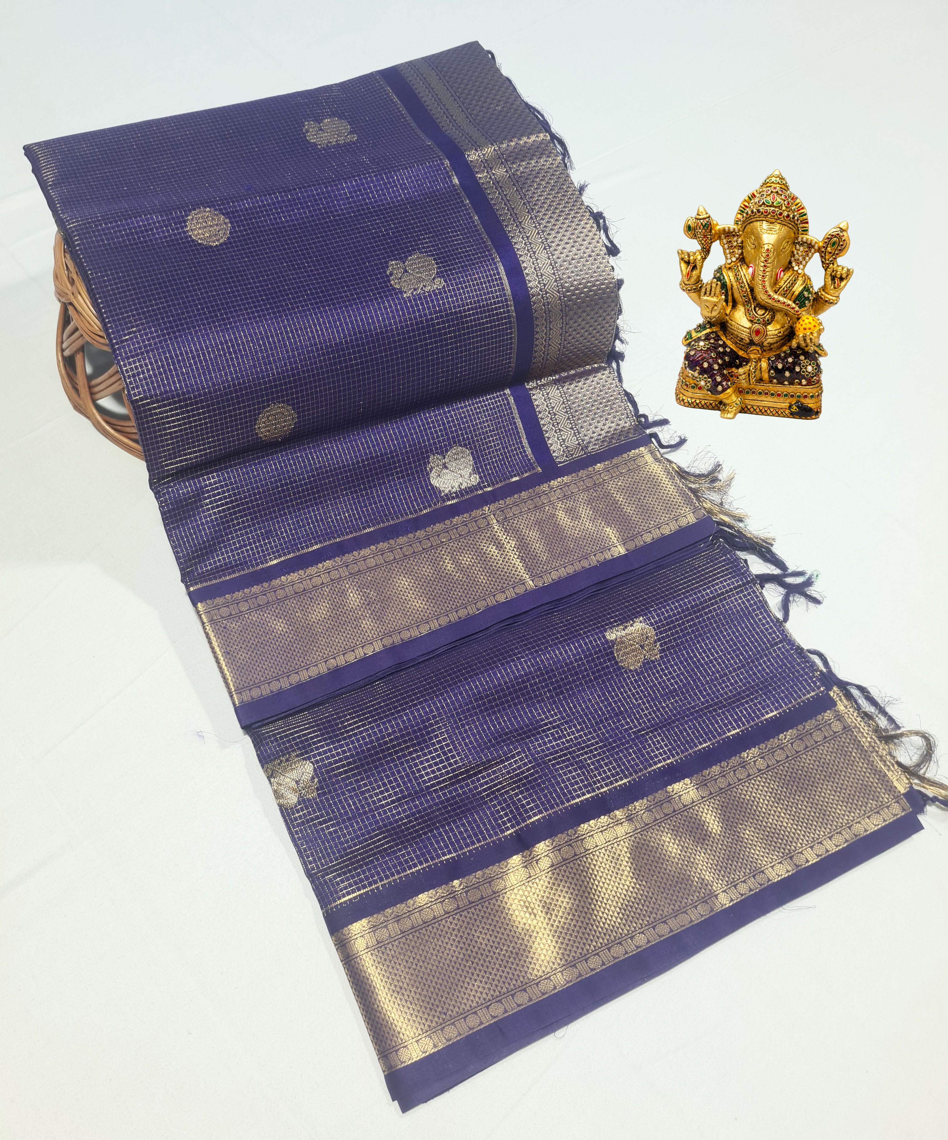 Kanchipuram Pure Silk Cotton Saree
