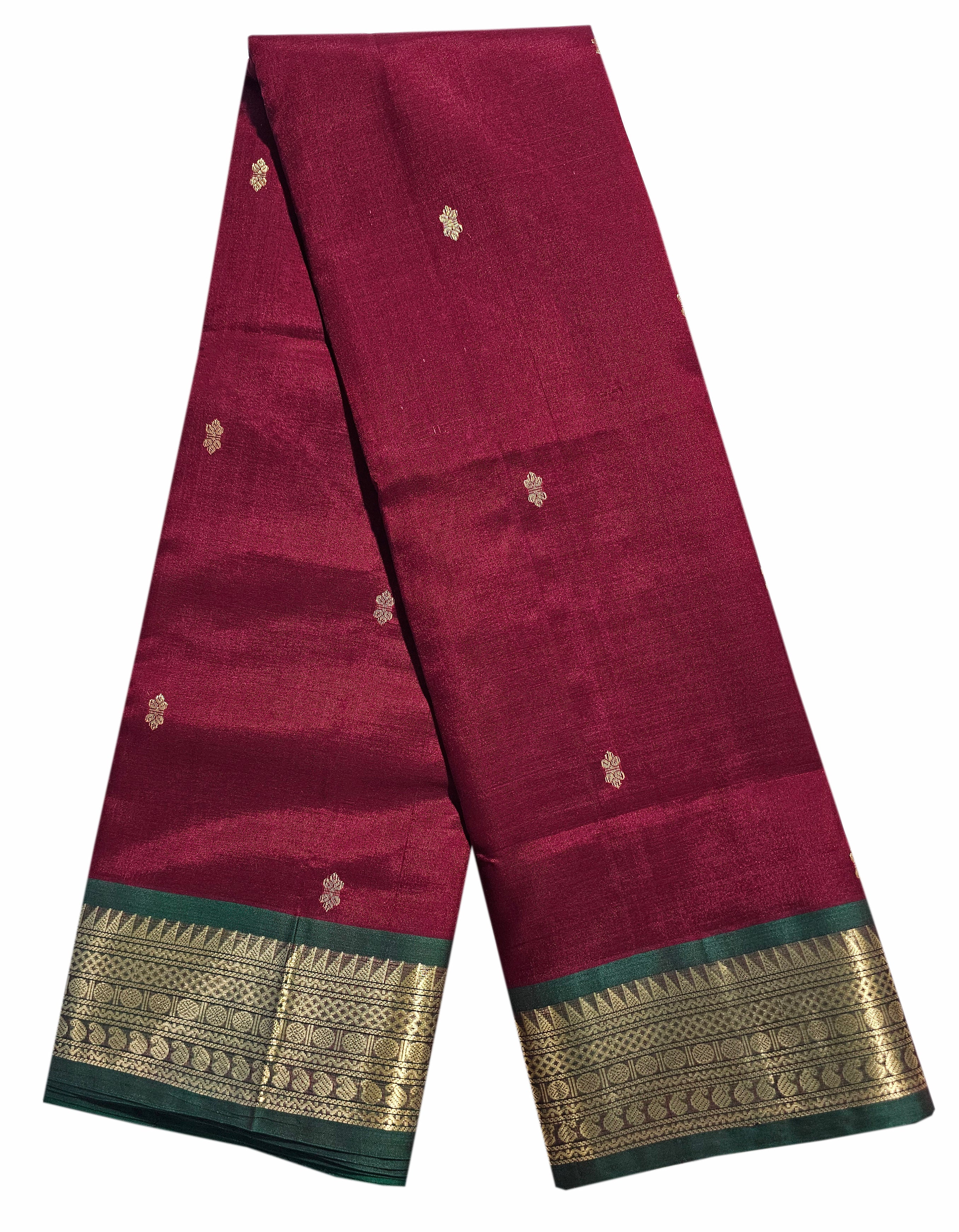 Kanchipuram Pure Silk Cotton Saree