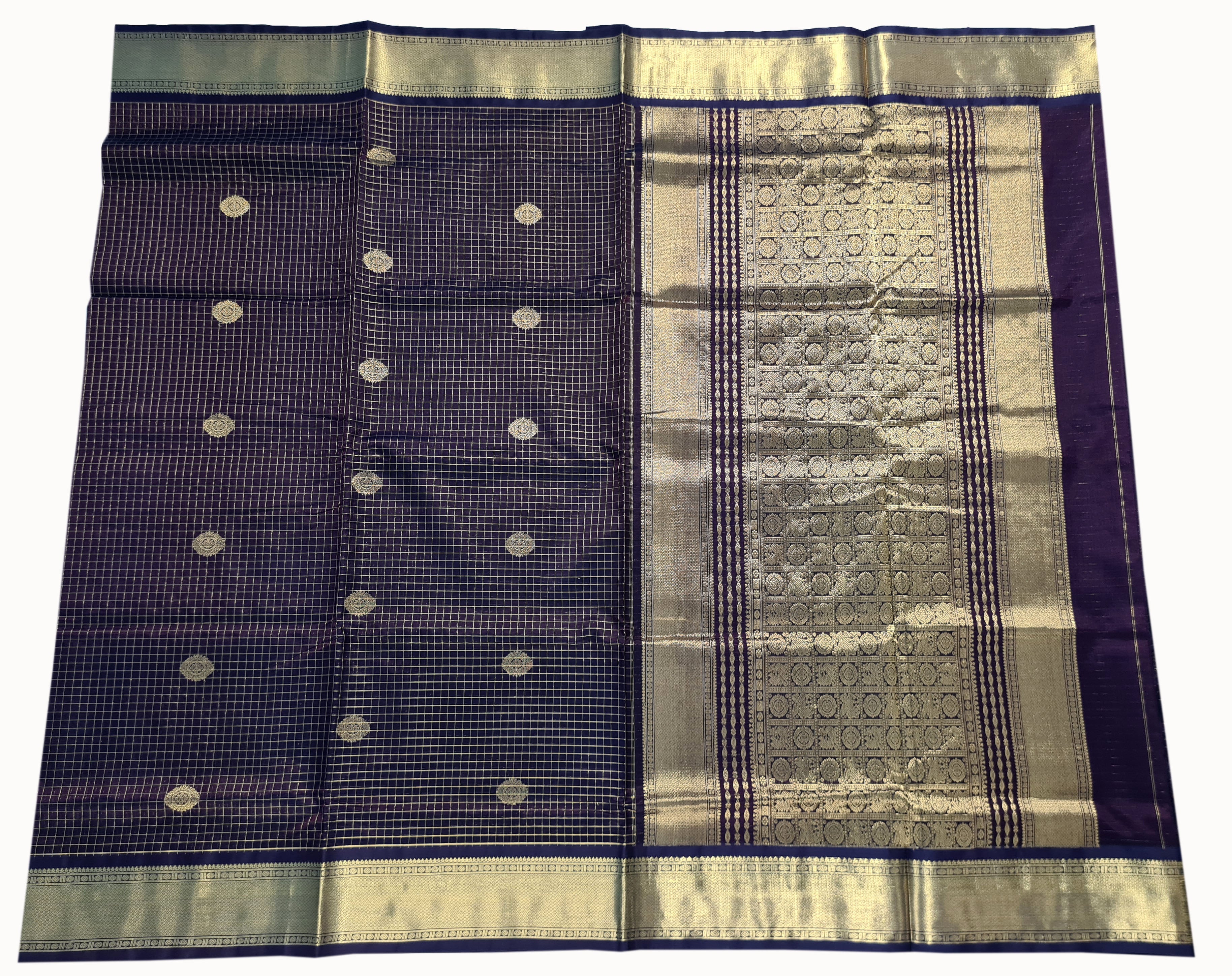 Vairaoosi Kanchipuram Pure Silk Cotton Saree