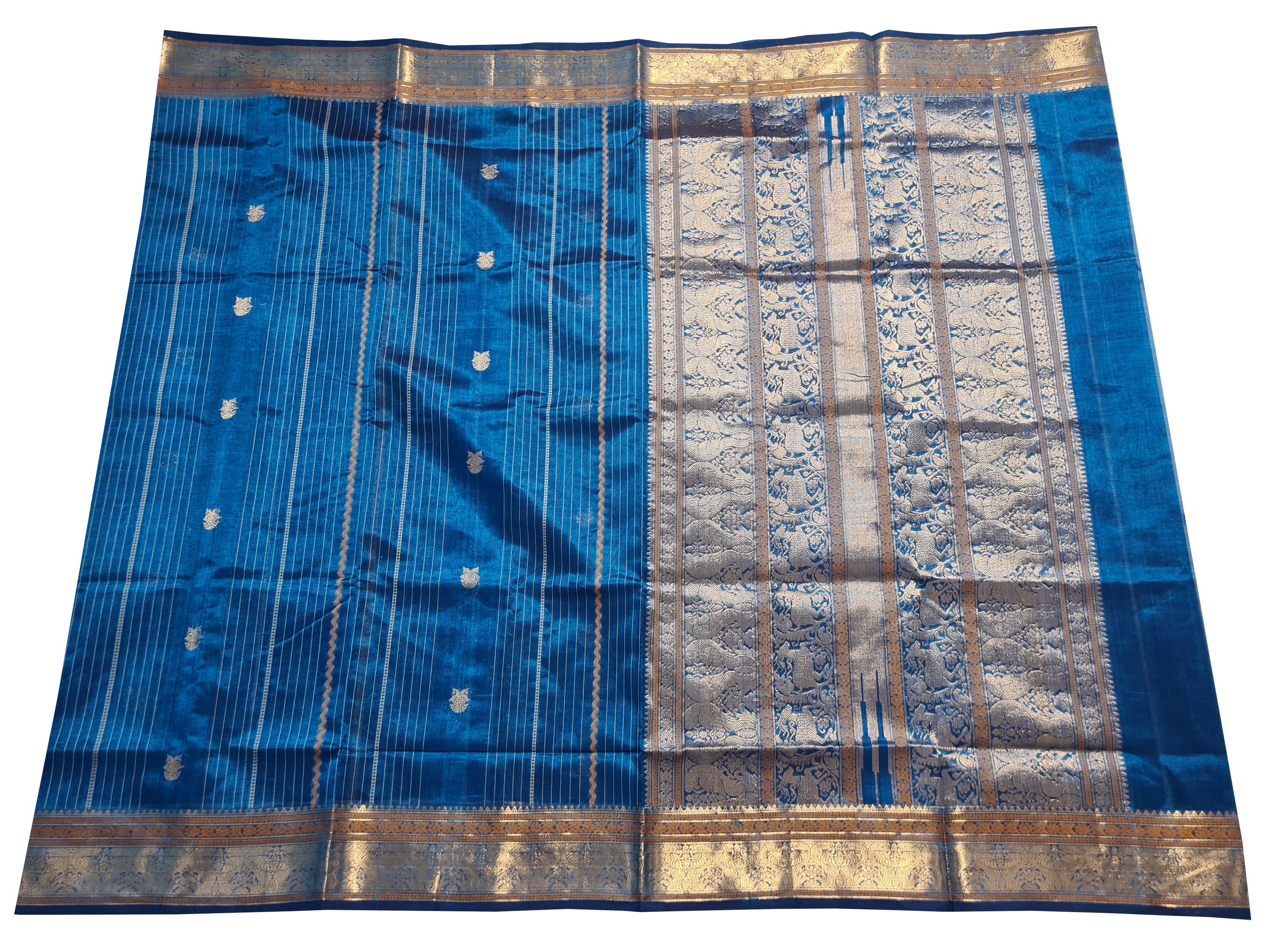 Kanchipuram Pure Silk Cotton Saree