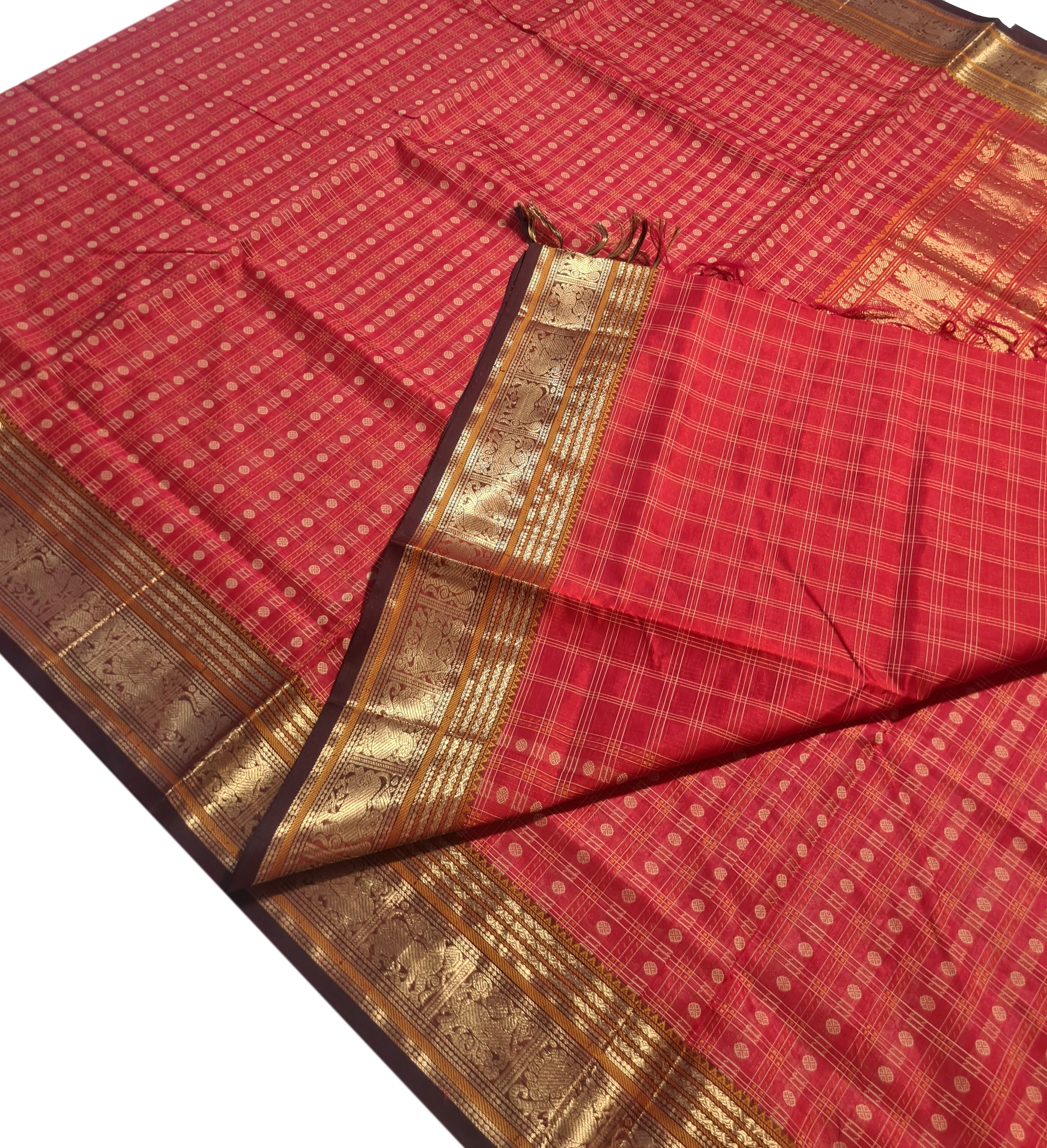 Kanchipuram Pure Silk Cotton Saree