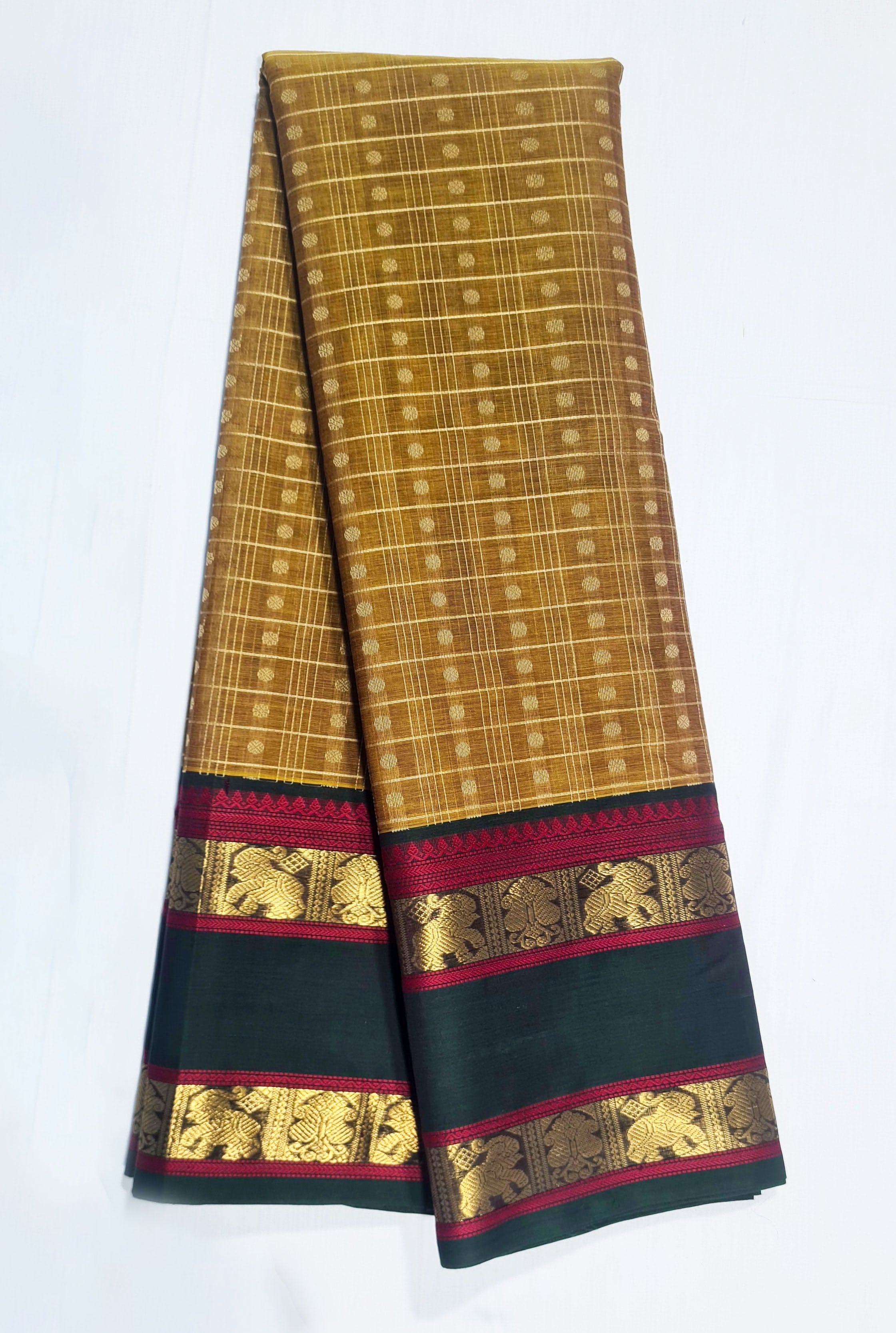 Kanchipuram Pure Silk Cotton Saree