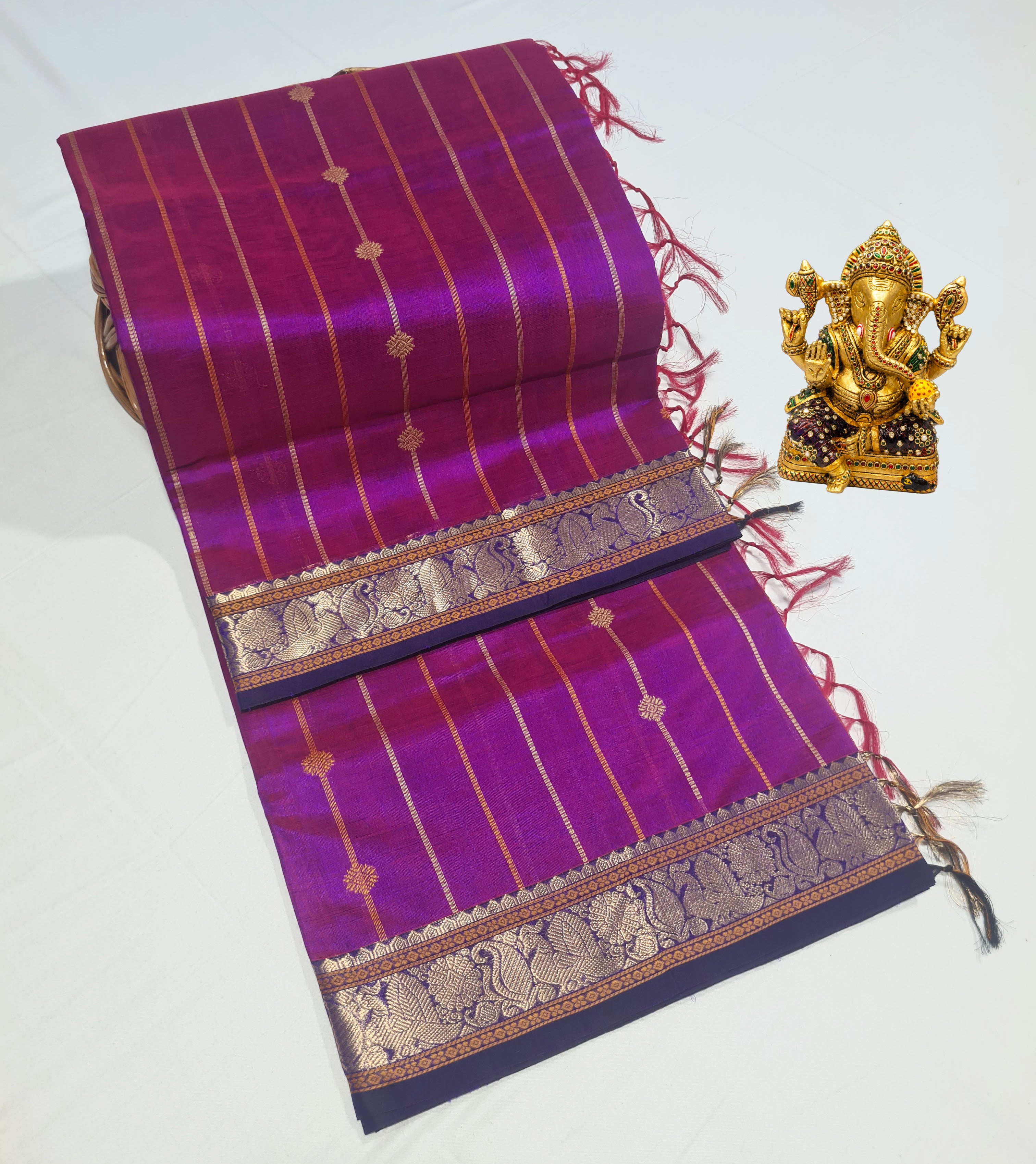 Kanchipuram Pure Silk Cotton Saree