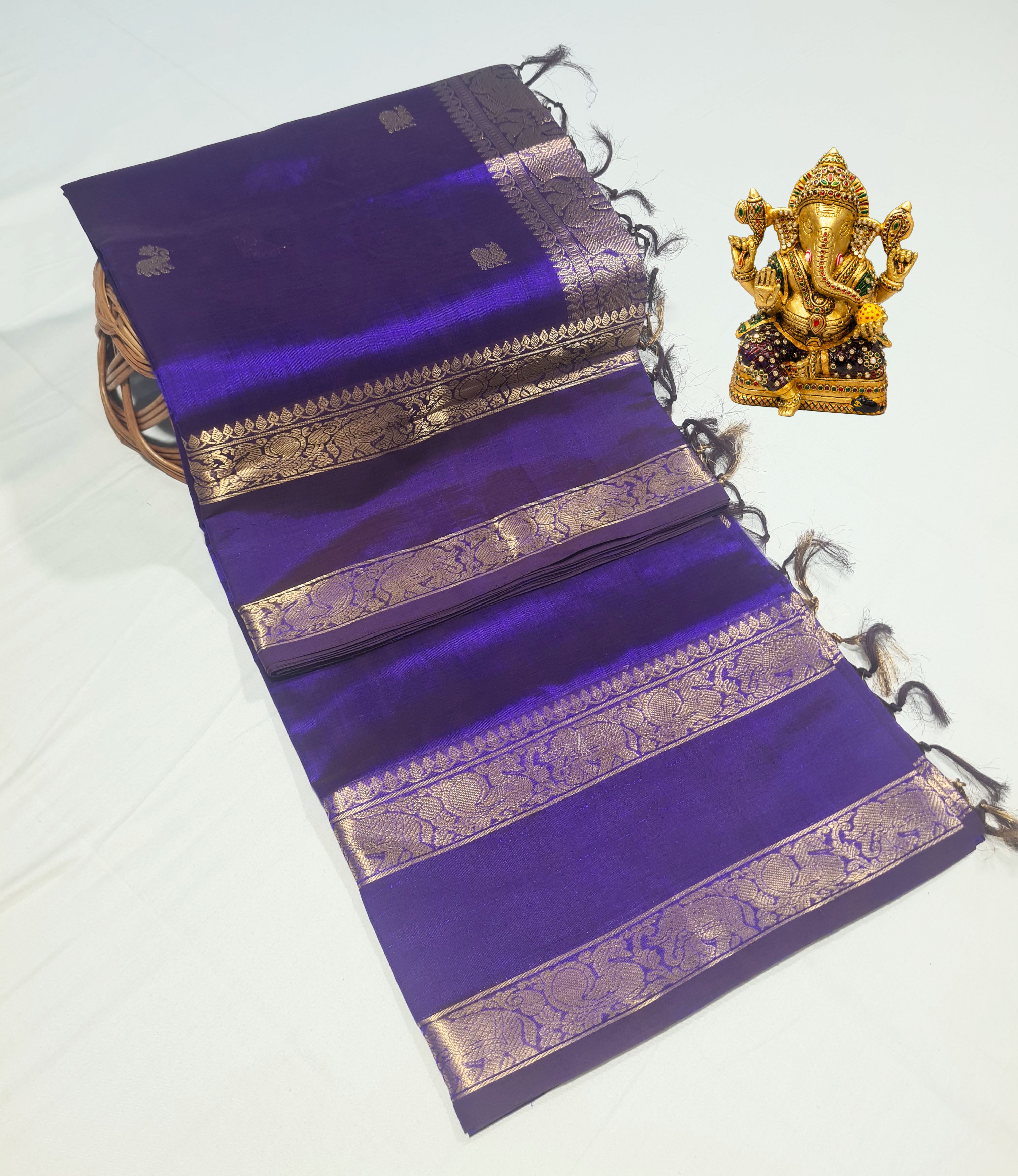 Kanchipuram Pure Silk Cotton Saree