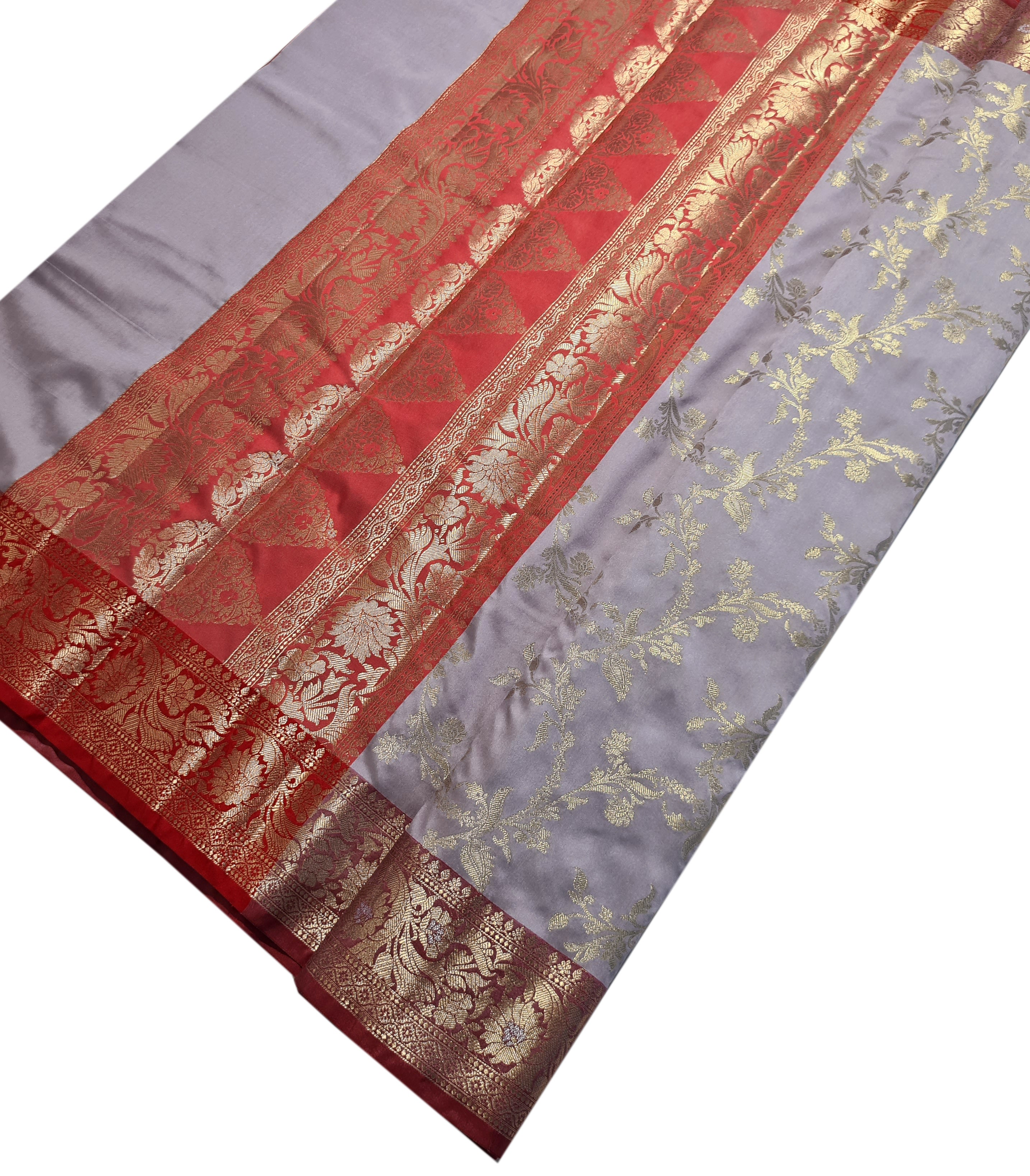 Banarasi Katan Jaal Silk Sarees