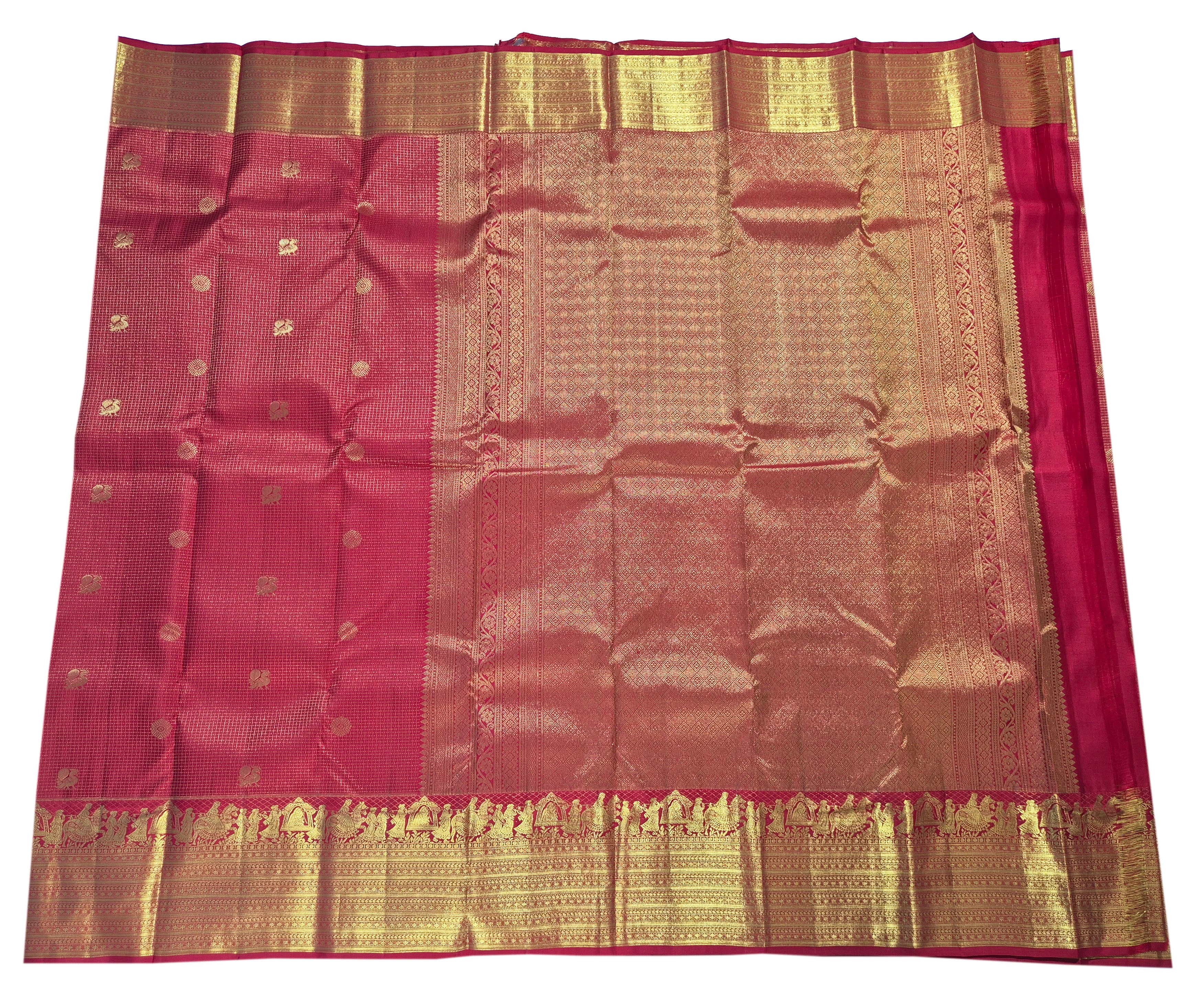 Vairaoosi Kanchipuram Pure Silk Saree