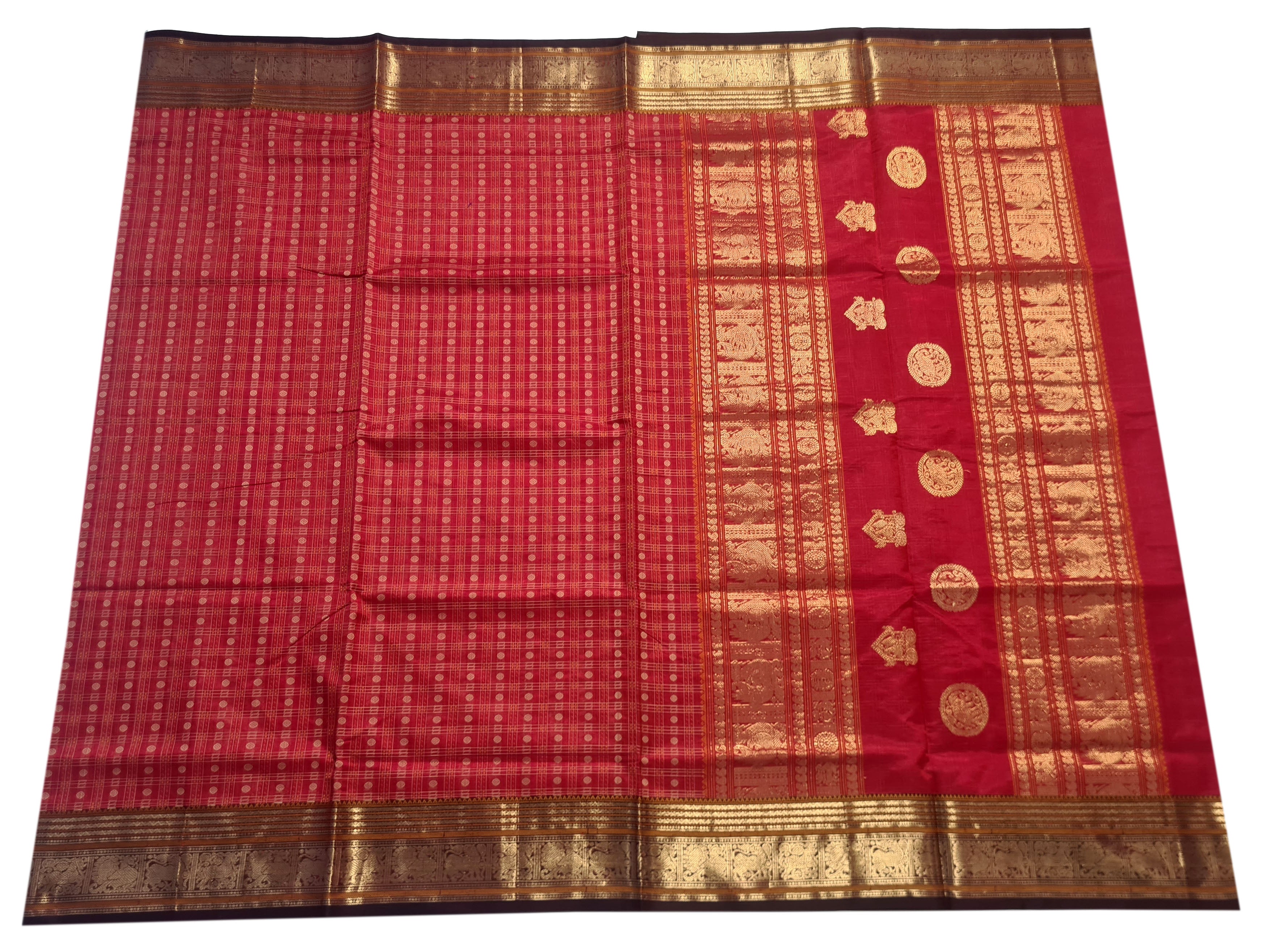 Kanchipuram Pure Silk Cotton Saree