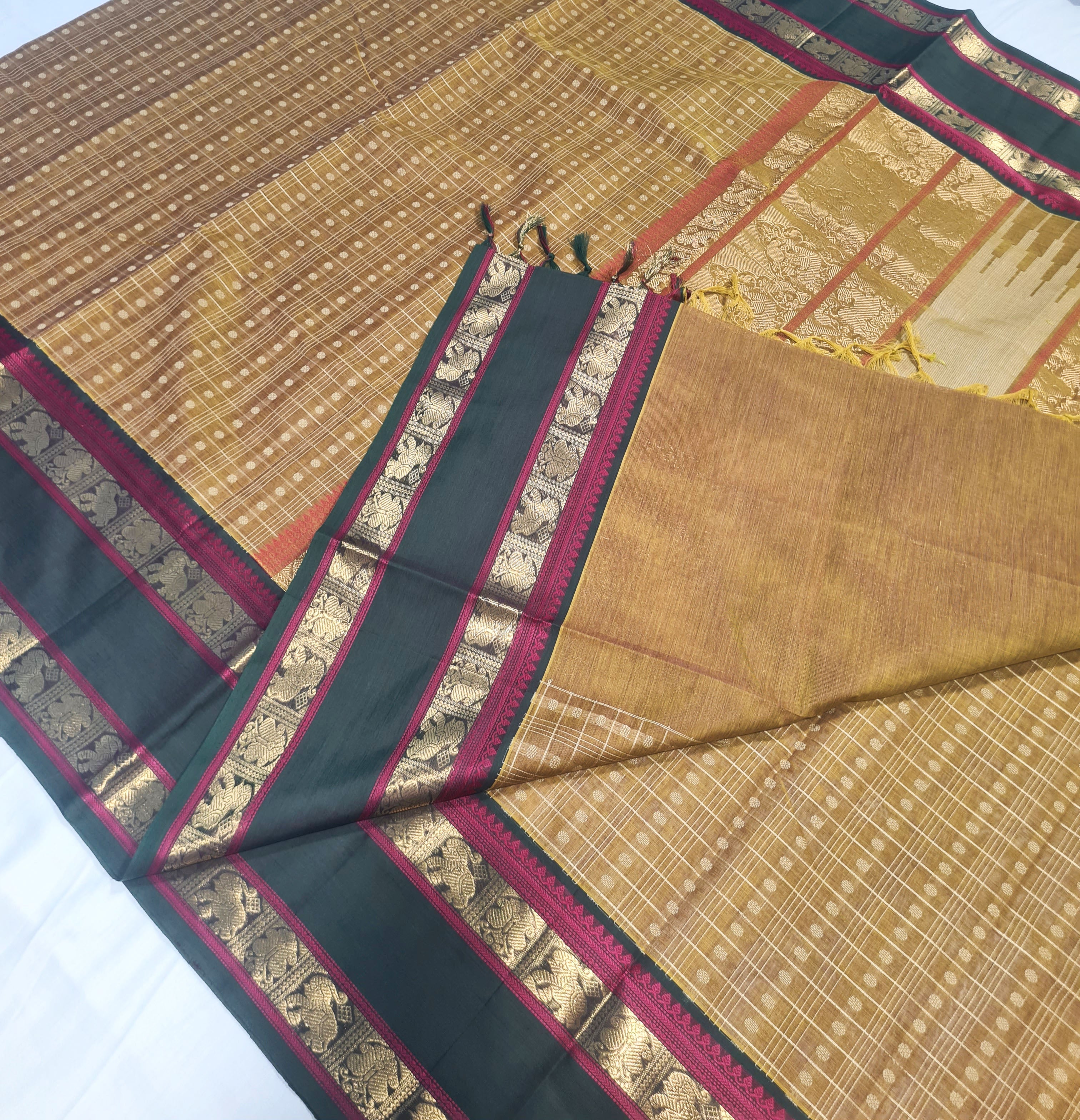 Kanchipuram Pure Silk Cotton Saree