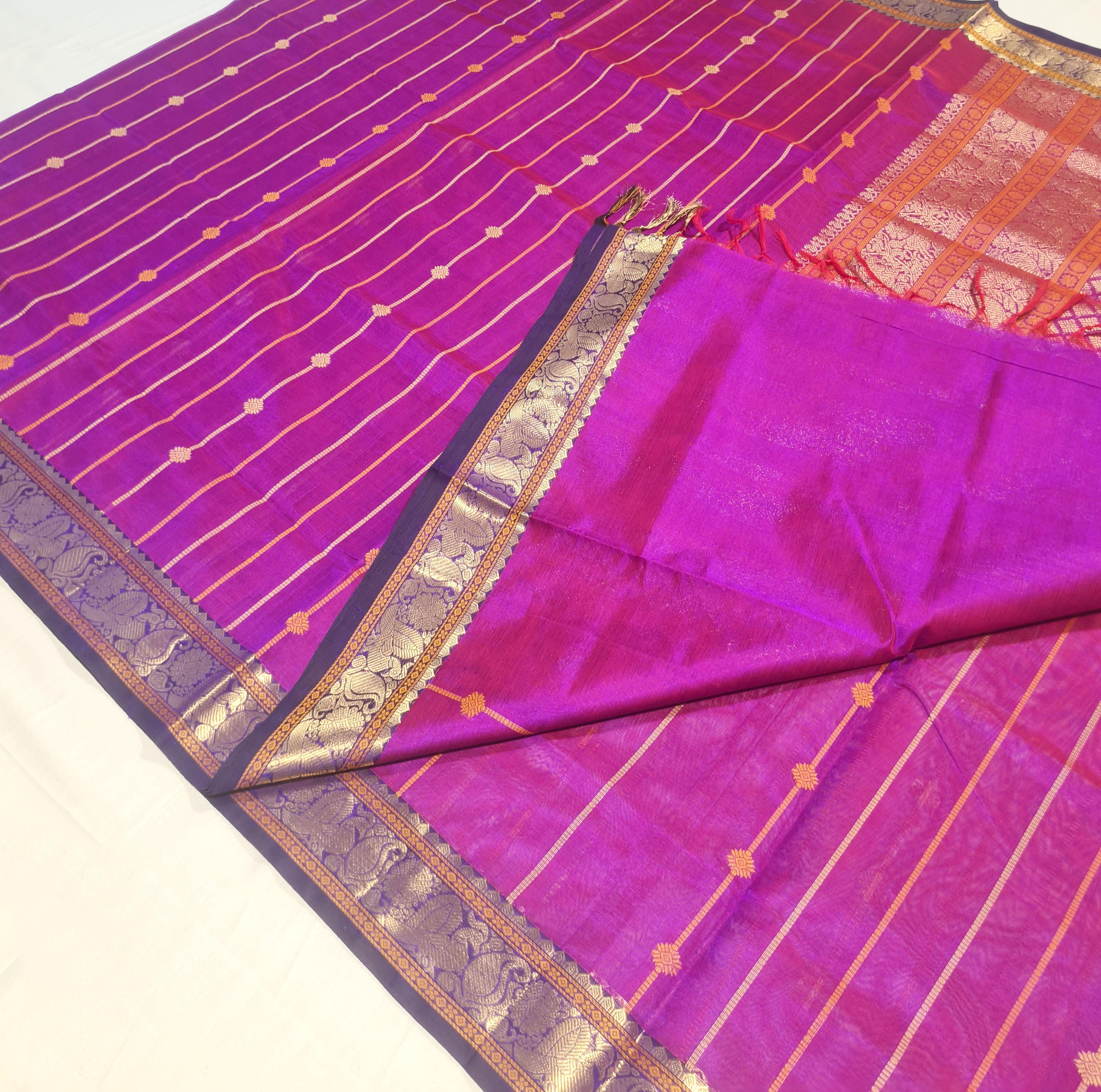 Kanchipuram Pure Silk Cotton Saree