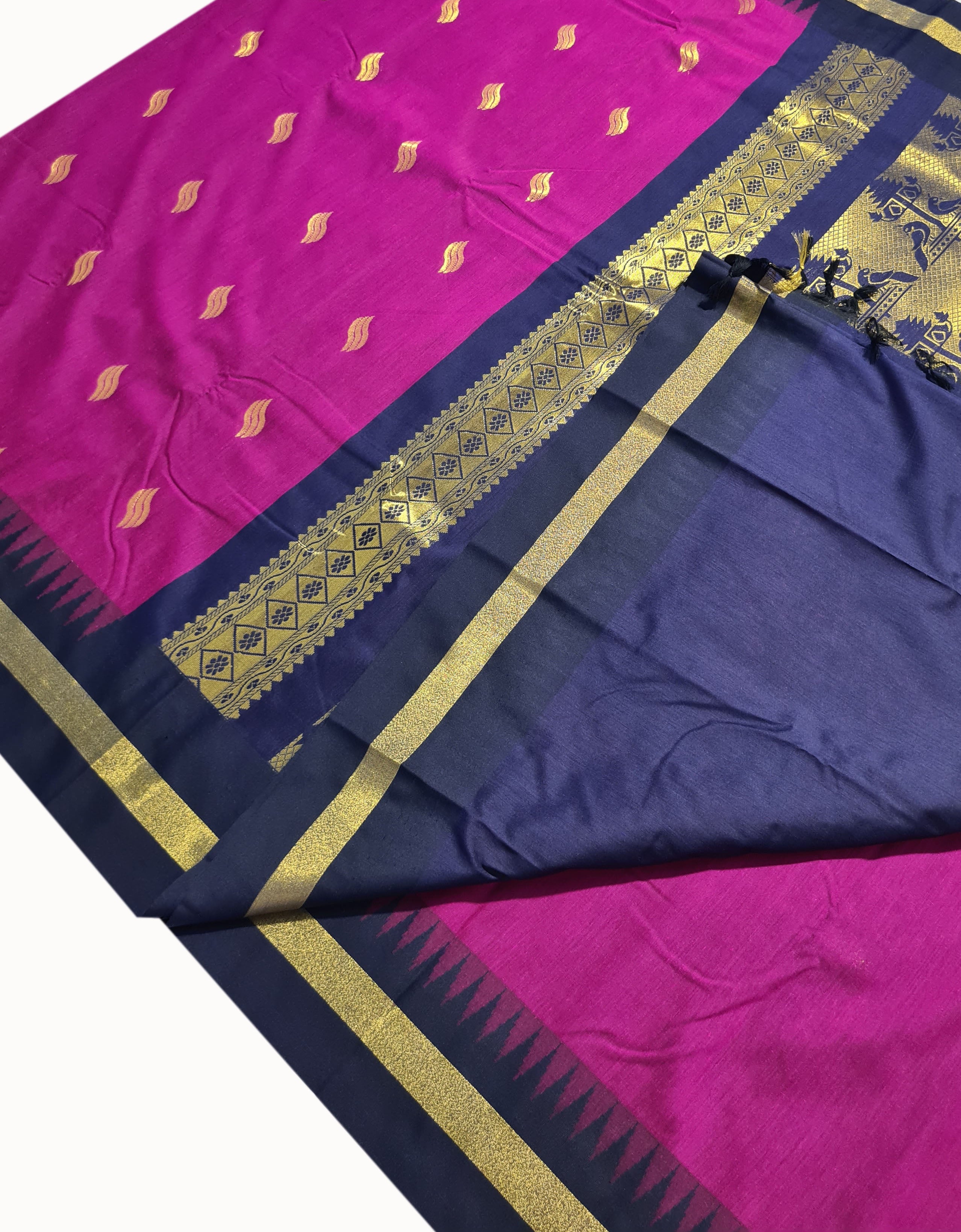 Vairaoosi Agarlic Cotton Silk Sarees