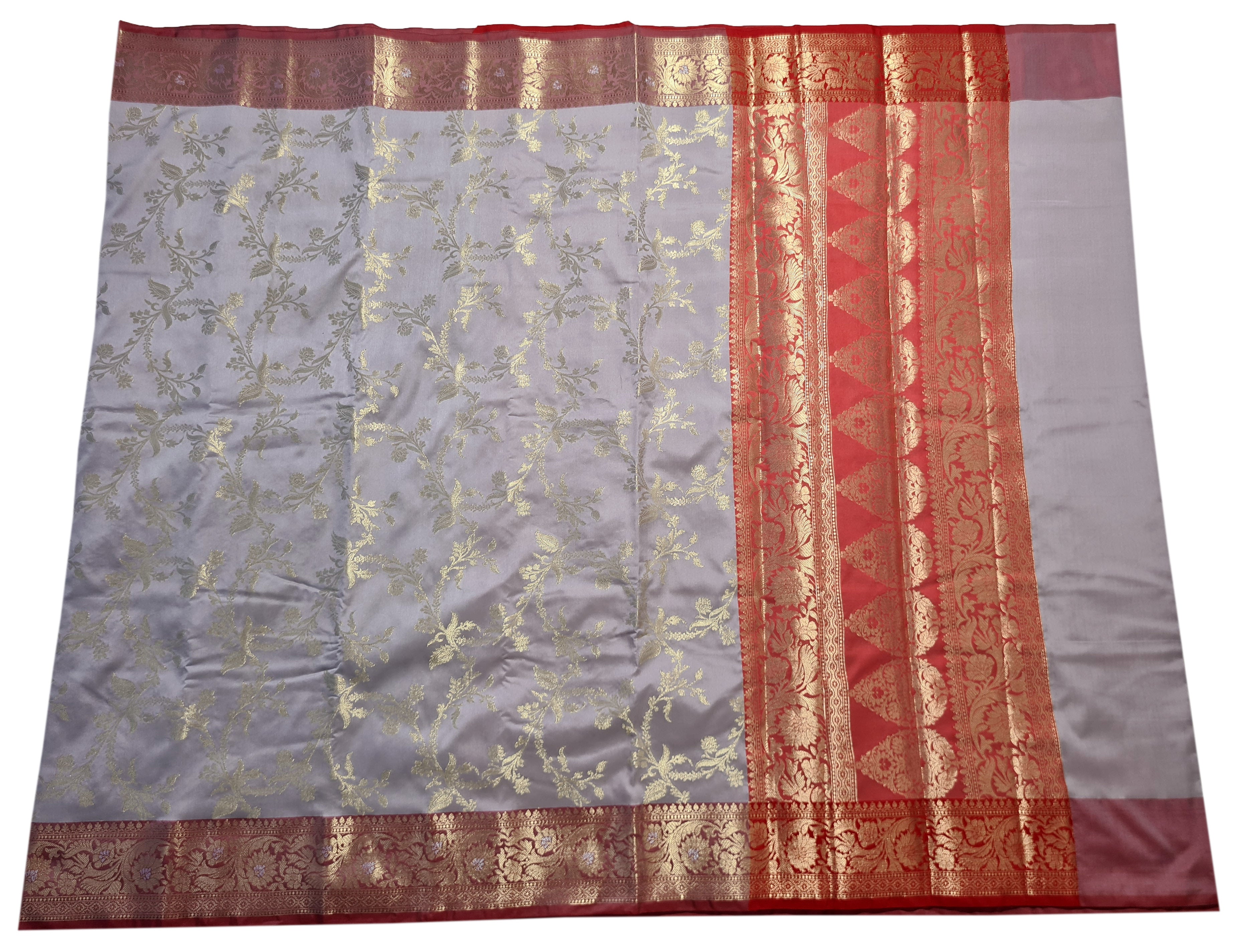 Banarasi Katan Jaal Silk Sarees