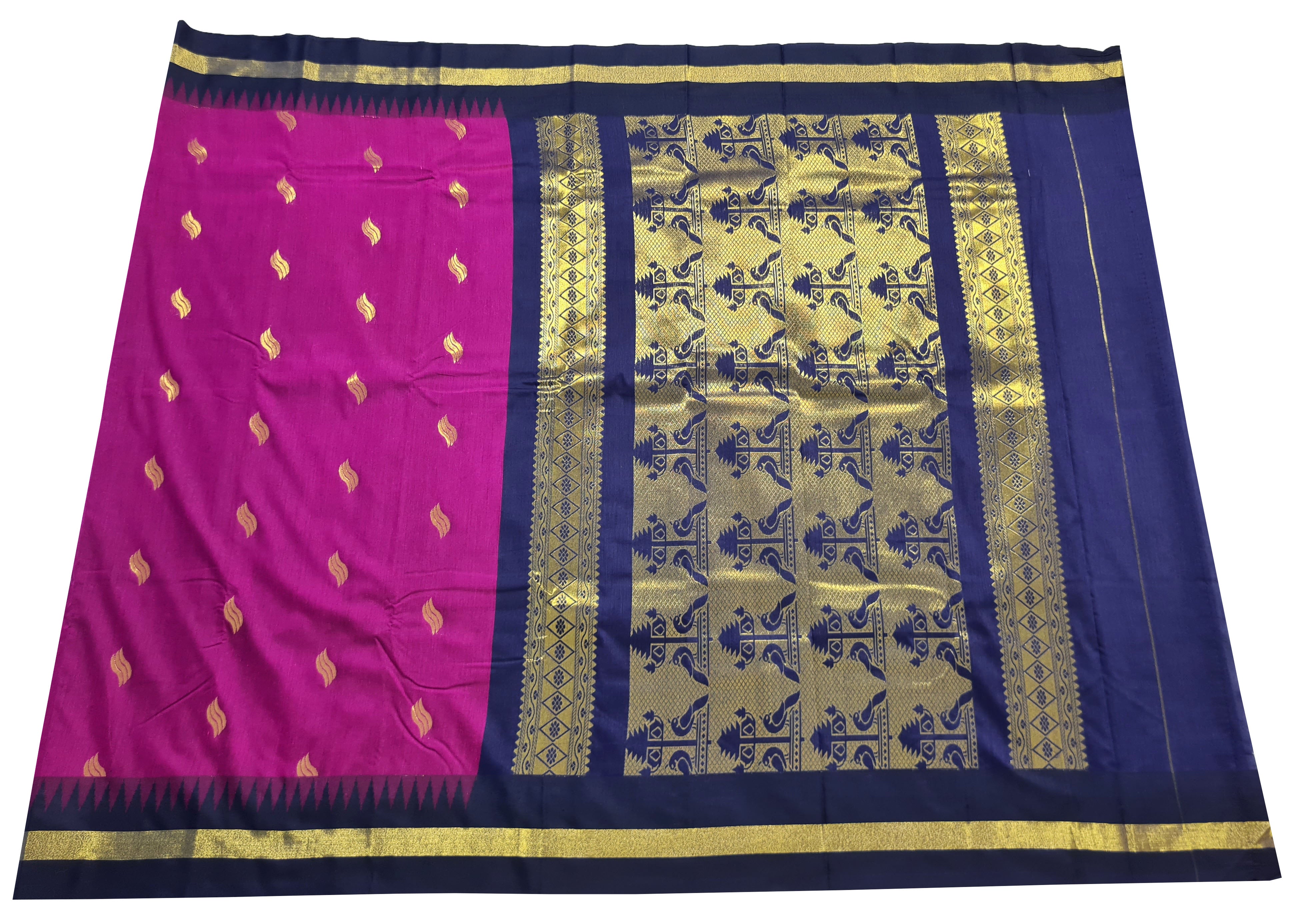 Vairaoosi Agarlic Cotton Silk Sarees