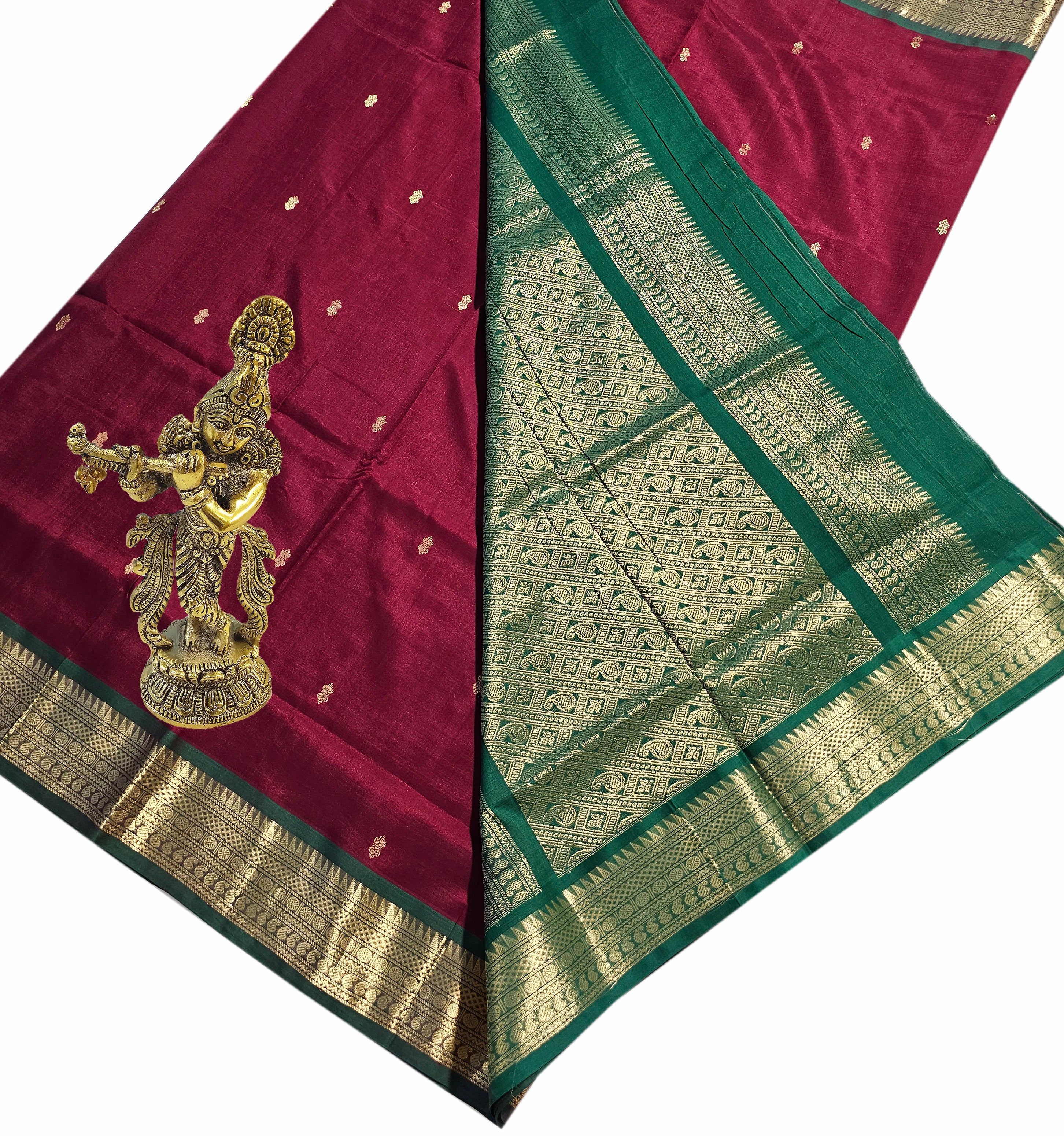 Kanchipuram Pure Silk Cotton Saree