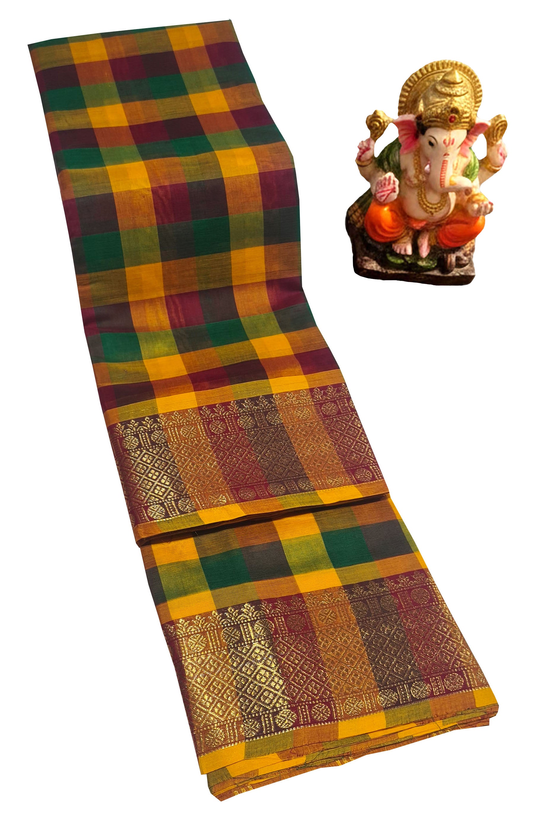 Kanchipuram Agarlic Cotton Sarees