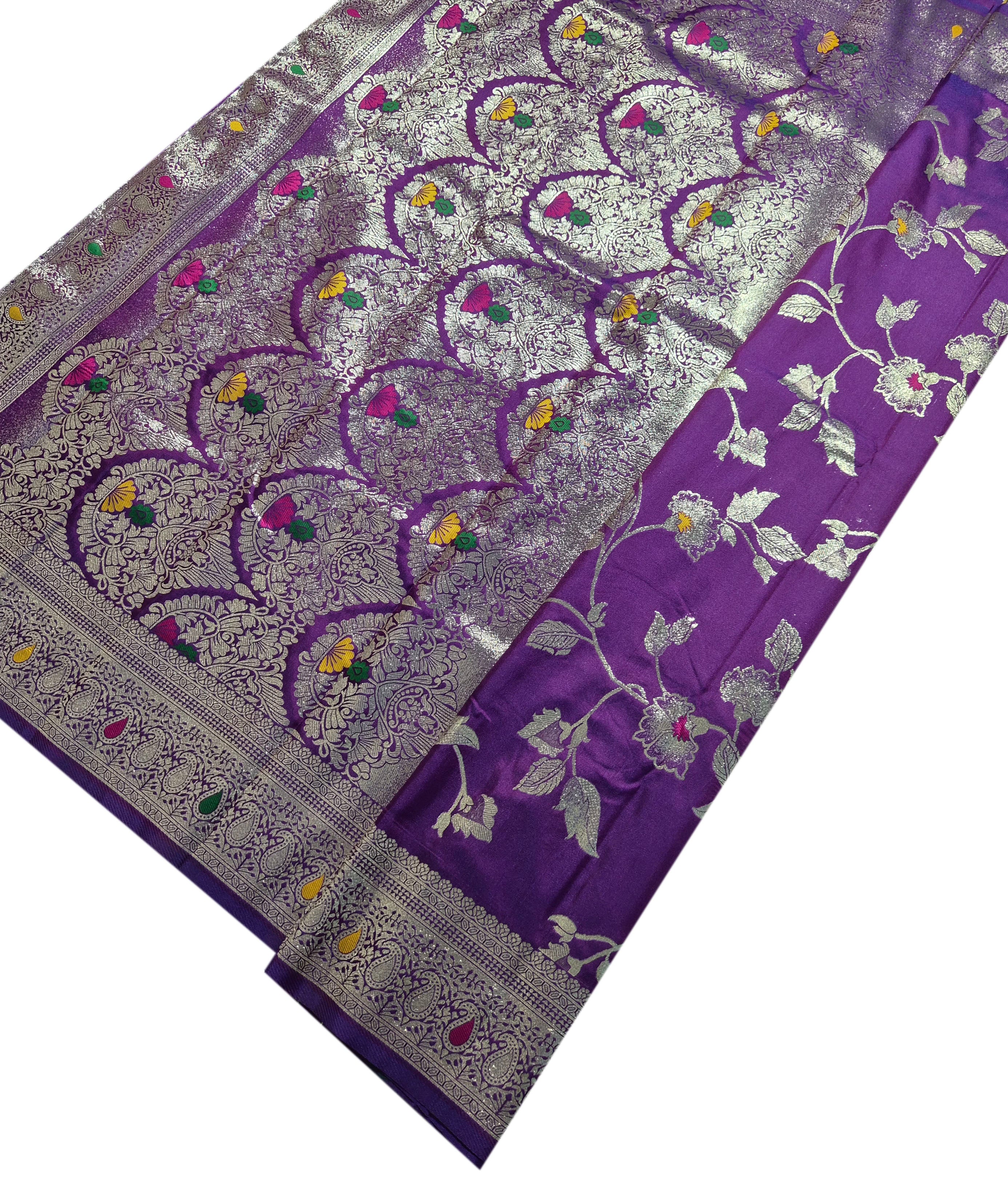 Banarasi semisilk Sarees