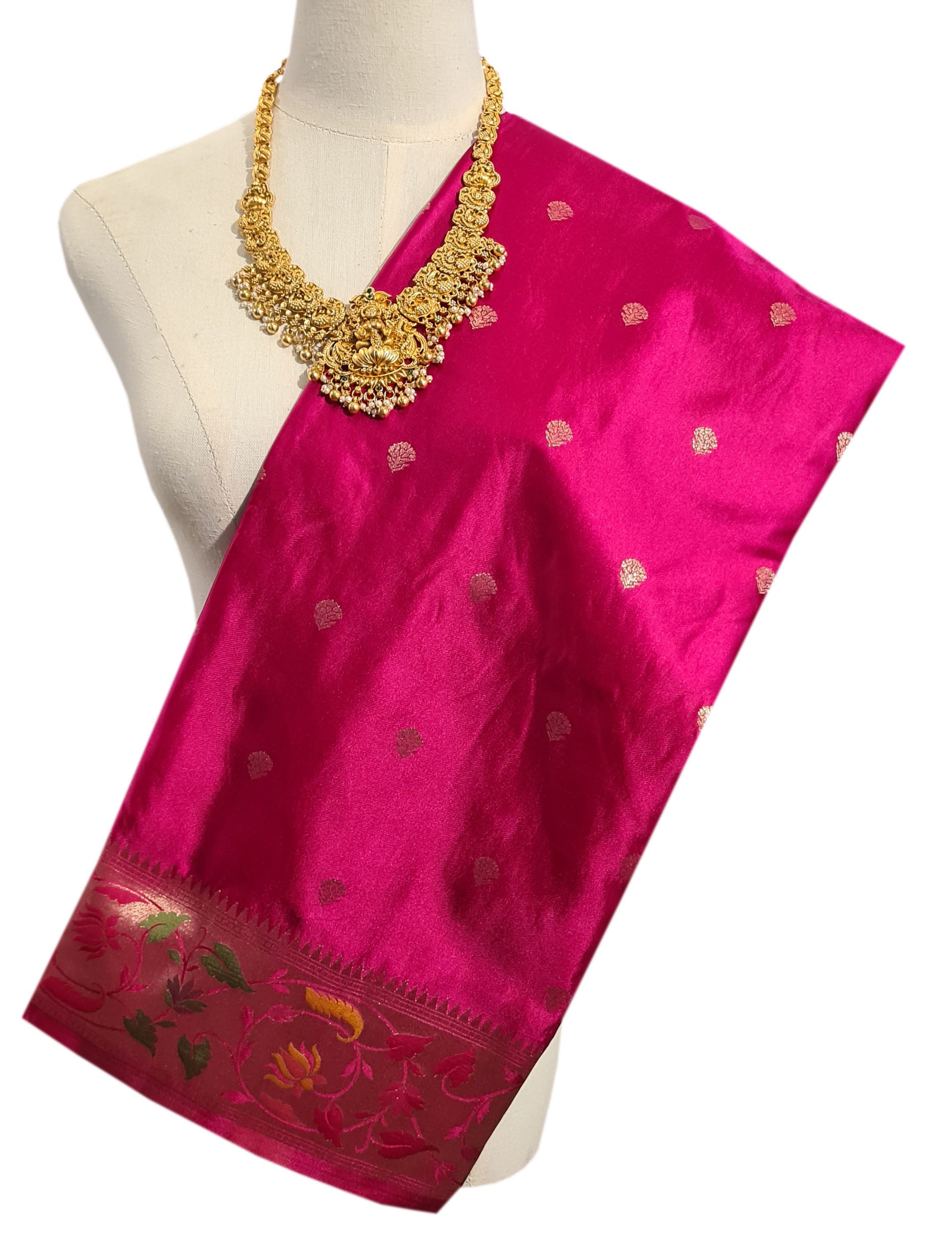Bengaluru Crape Antic Silk Meena Sarees