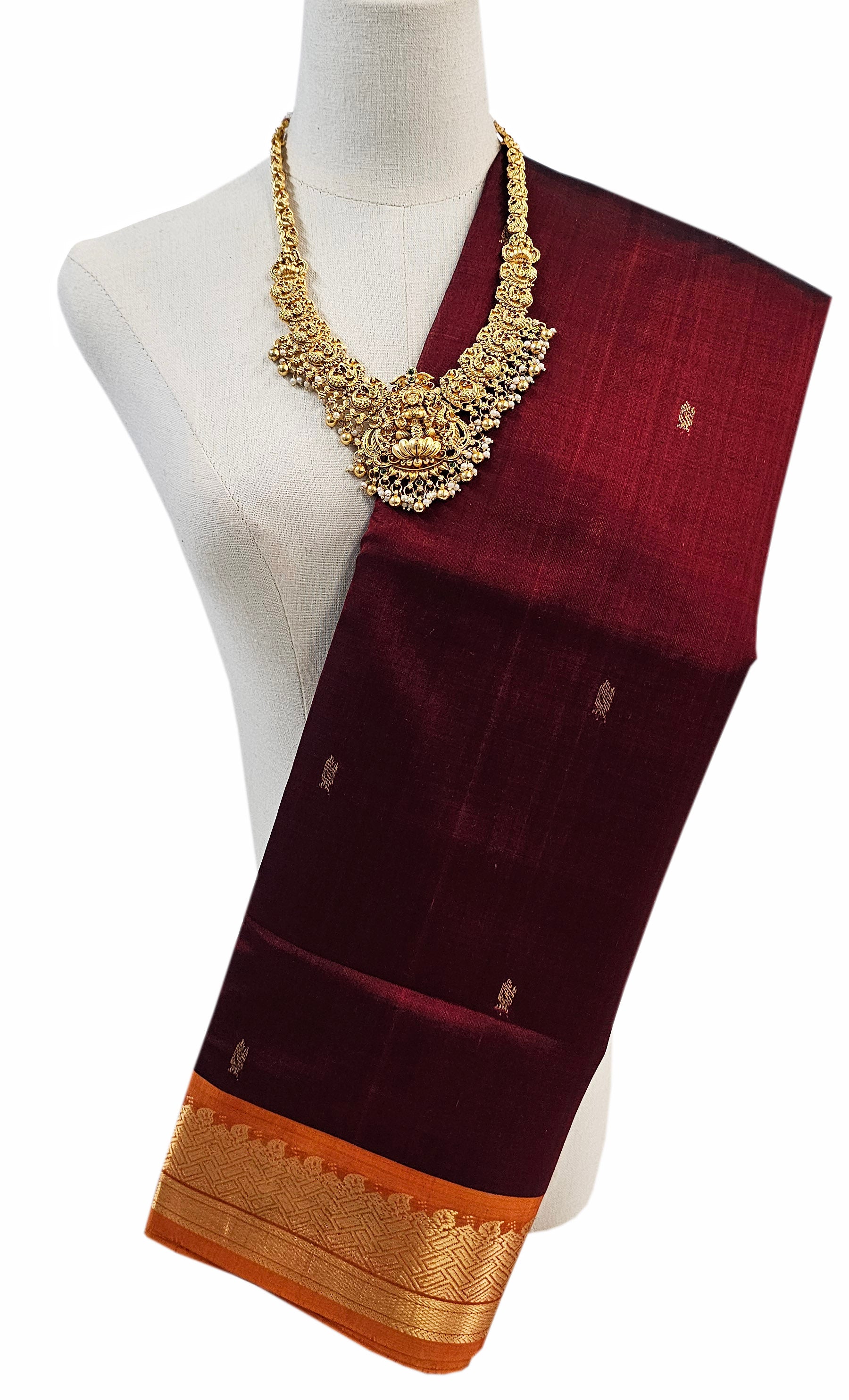 Kanchipuram Pure Silk Cotton Saree