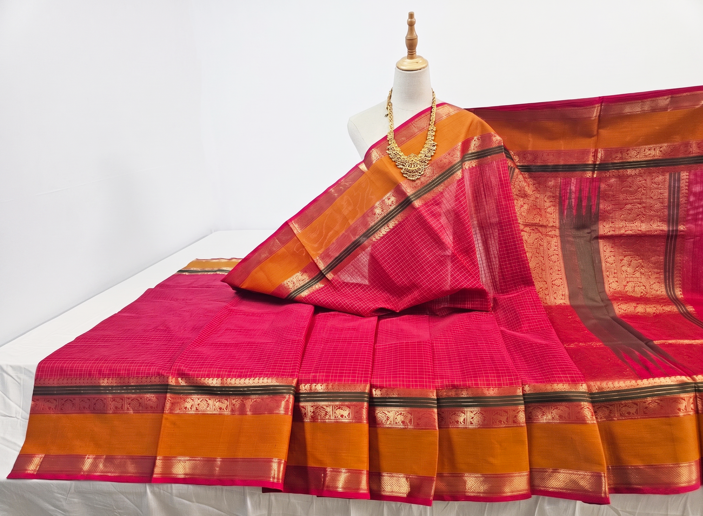 Kanchipuram Pure Silk Cotton Saree