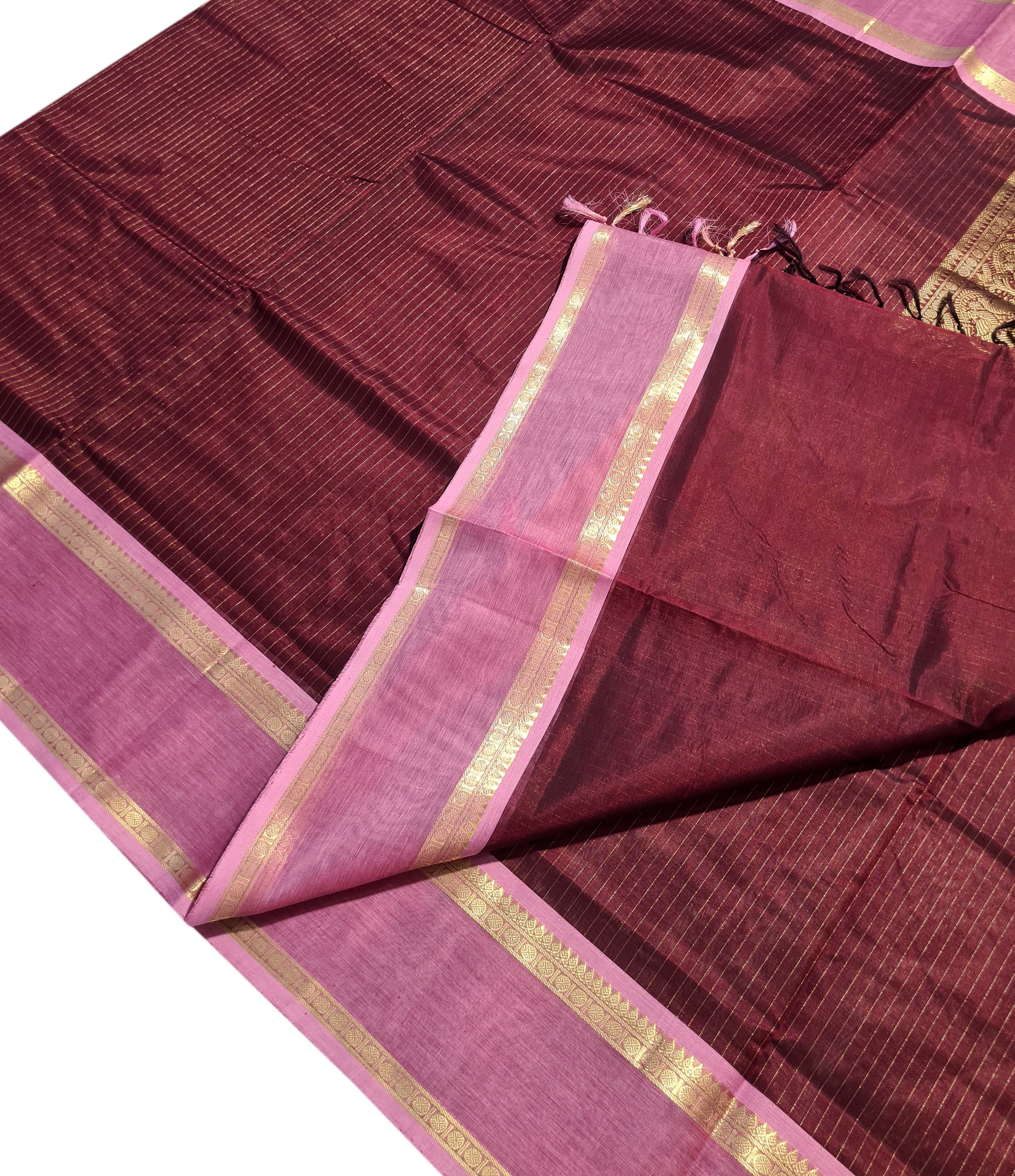 Kanchipuram Pure Silk Cotton Saree