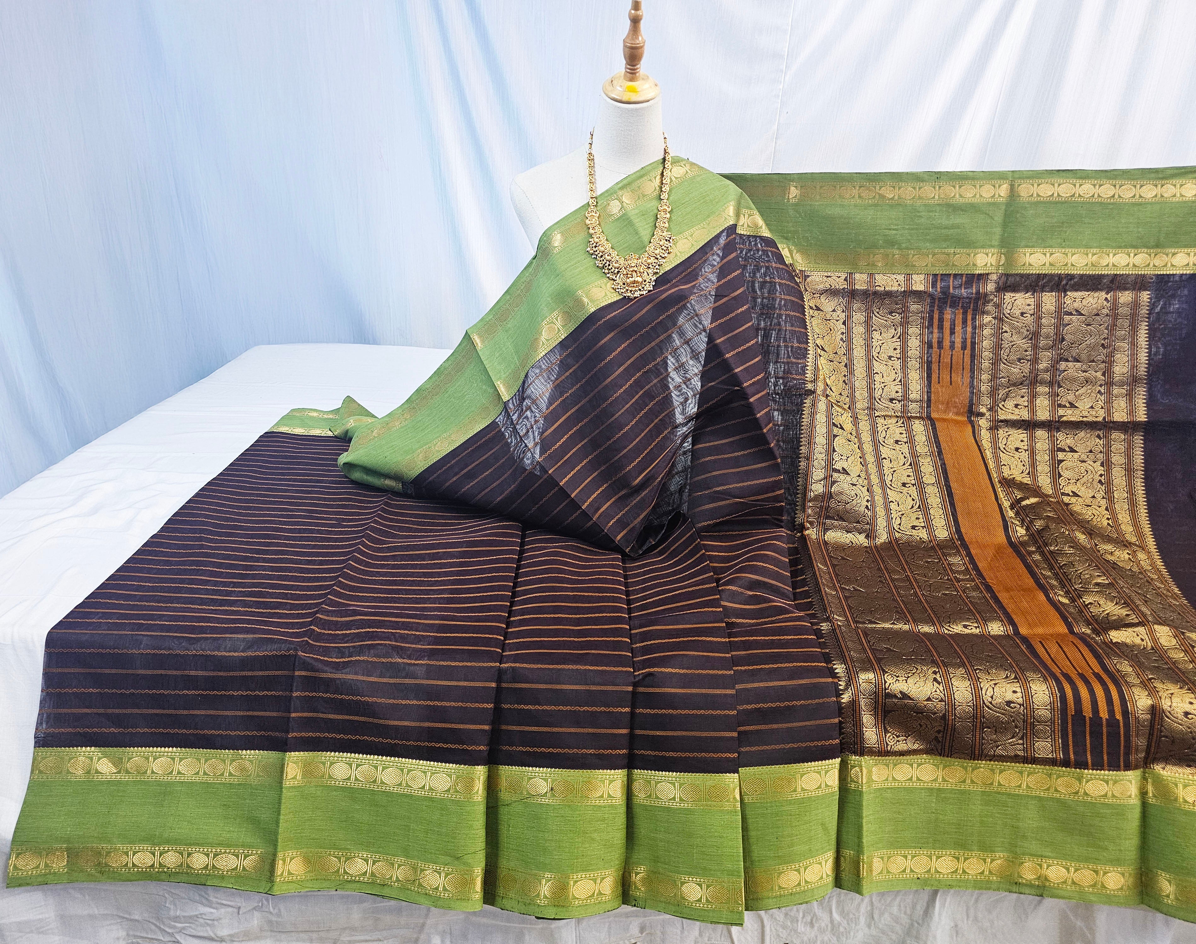 Kanchipuram Pure Silk Cotton Saree