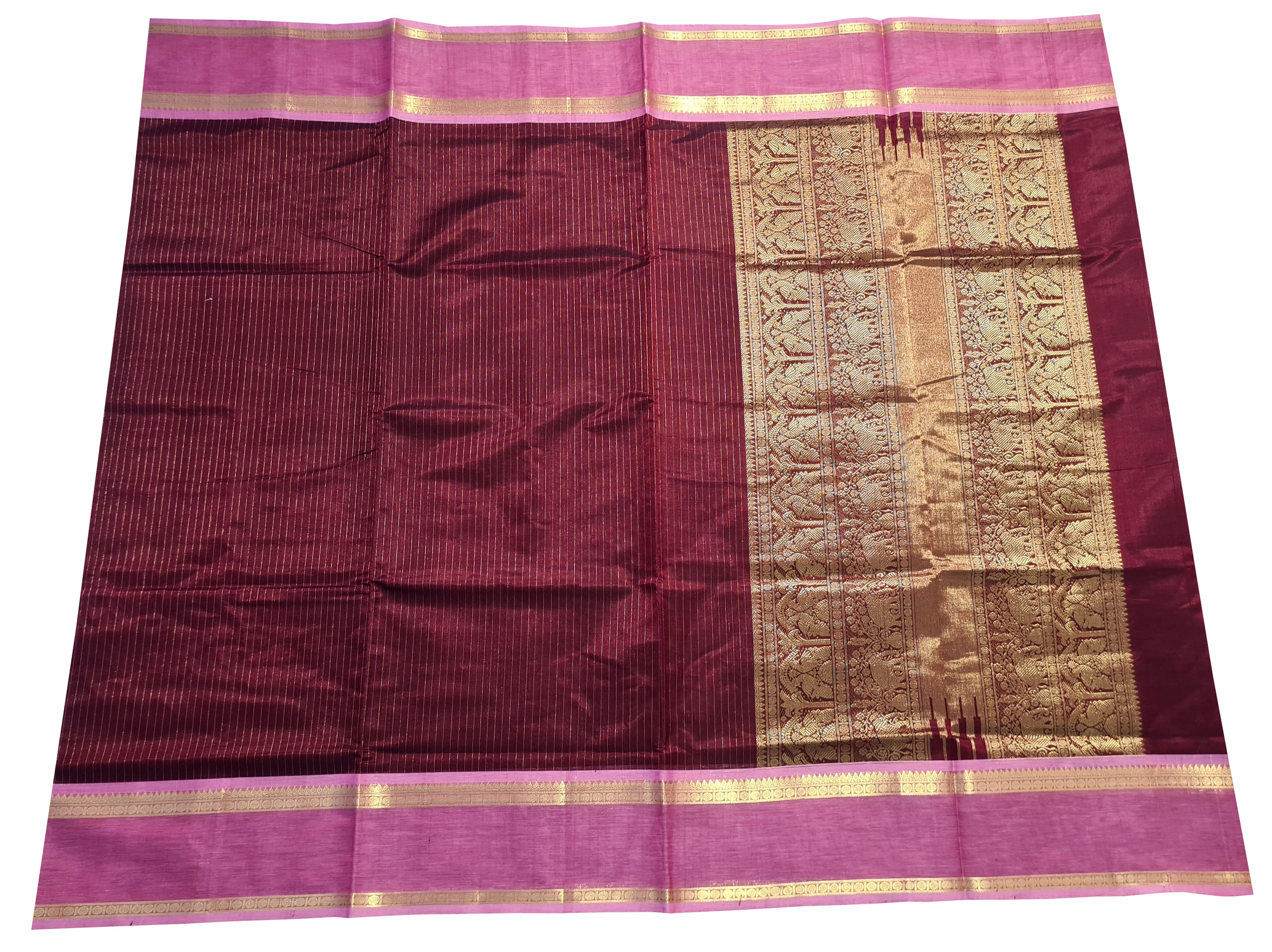 Kanchipuram Pure Silk Cotton Saree