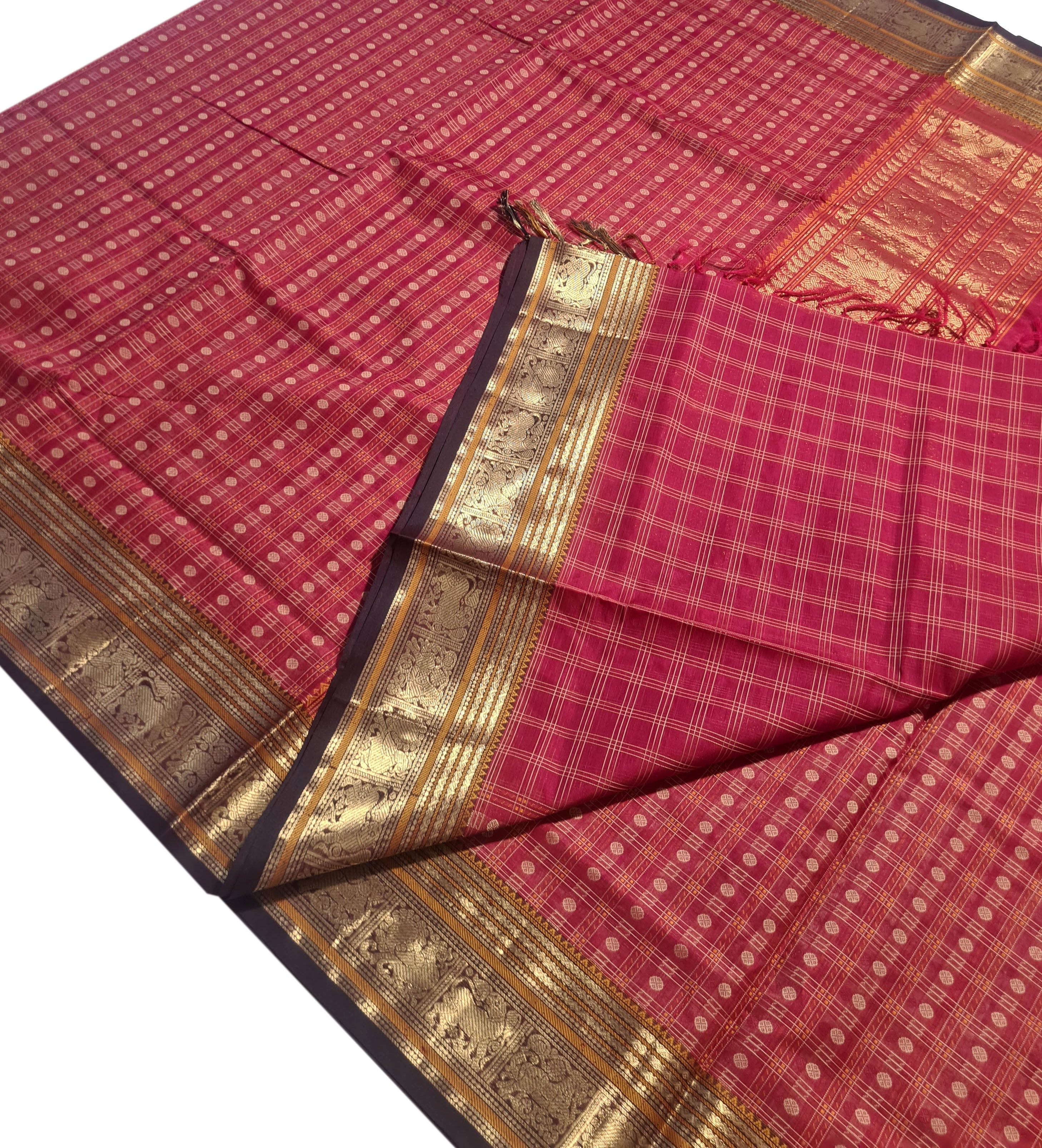 Kanchipuram Pure Silk Cotton Saree