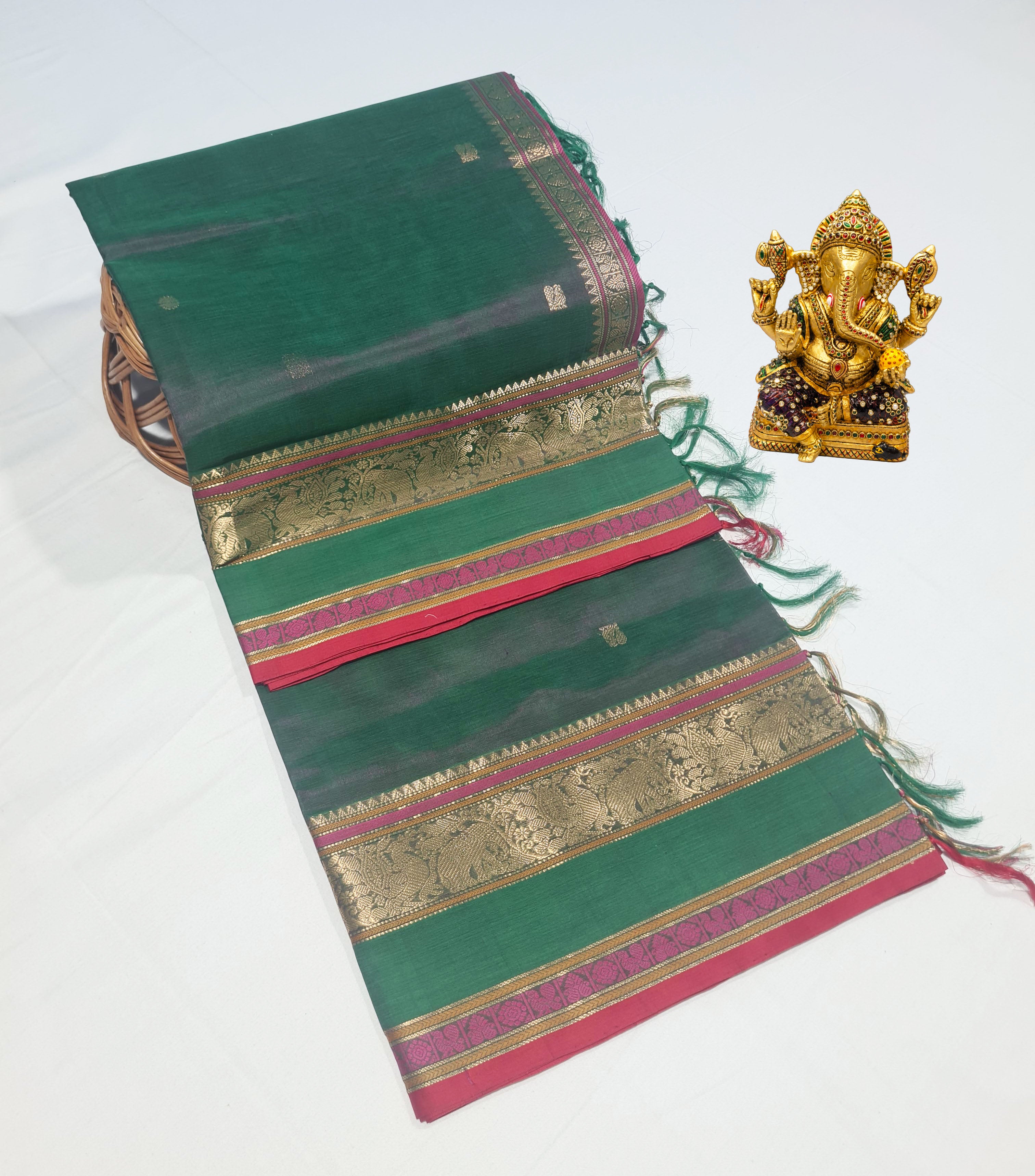 Kanchipuram Pure Silk Cotton Saree