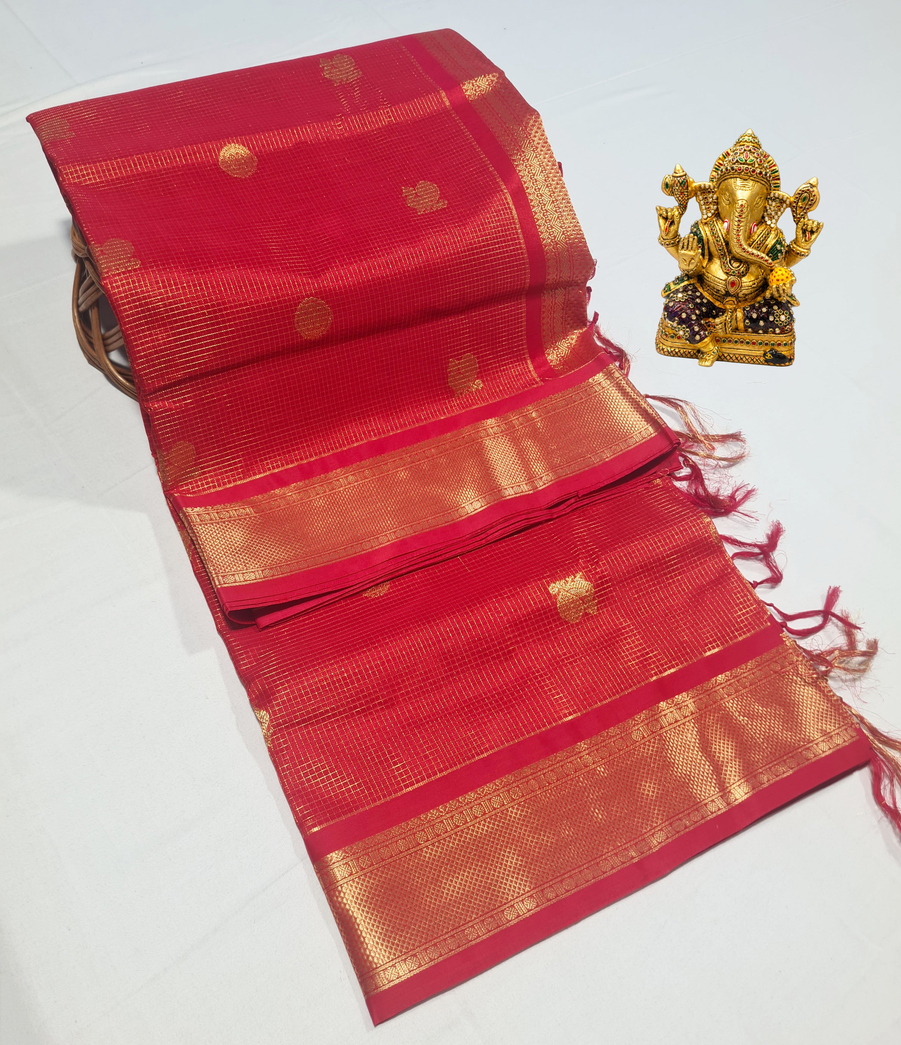 Kanchipuram Pure Silk Cotton Saree
