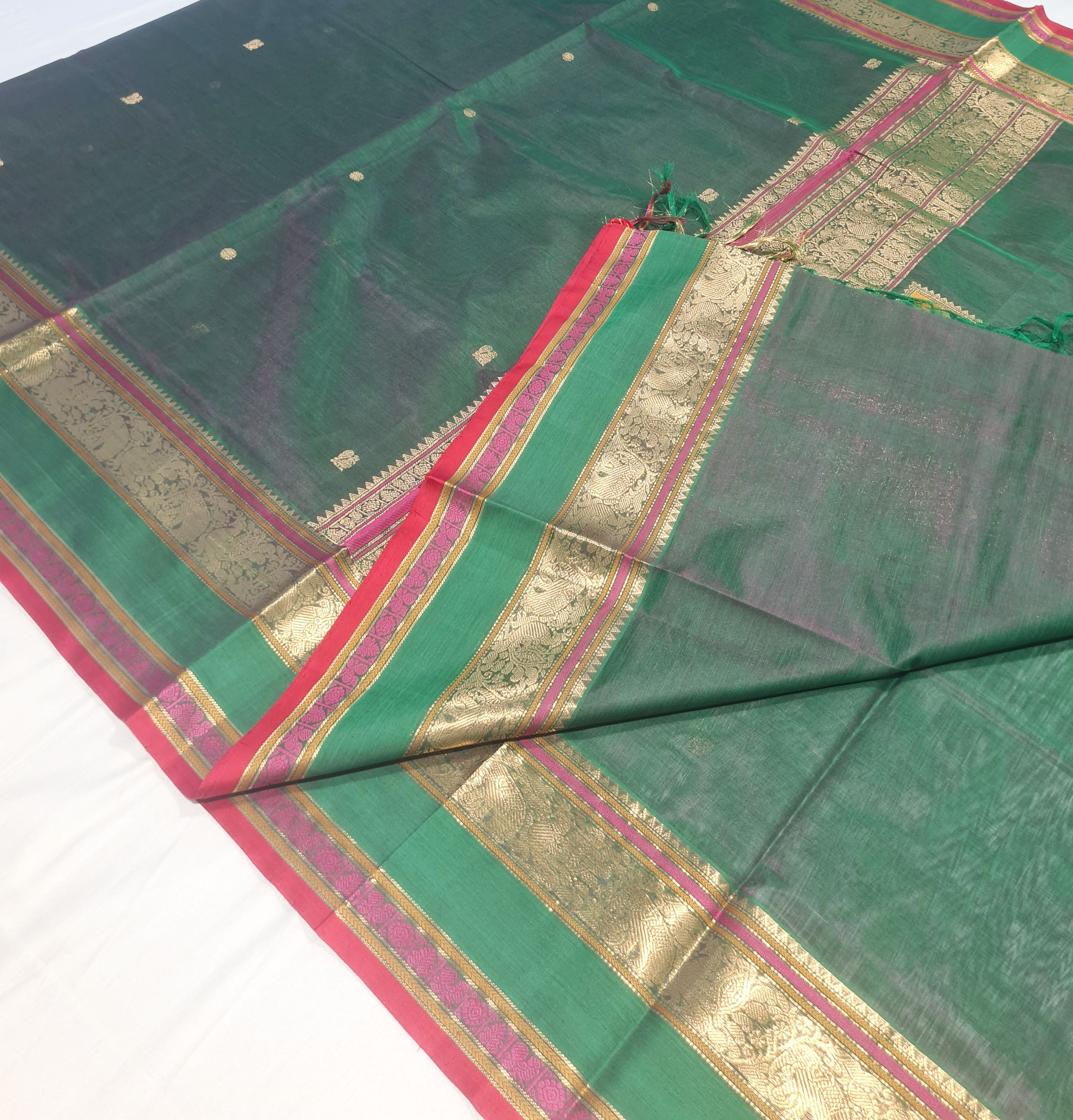 Kanchipuram Pure Silk Cotton Saree